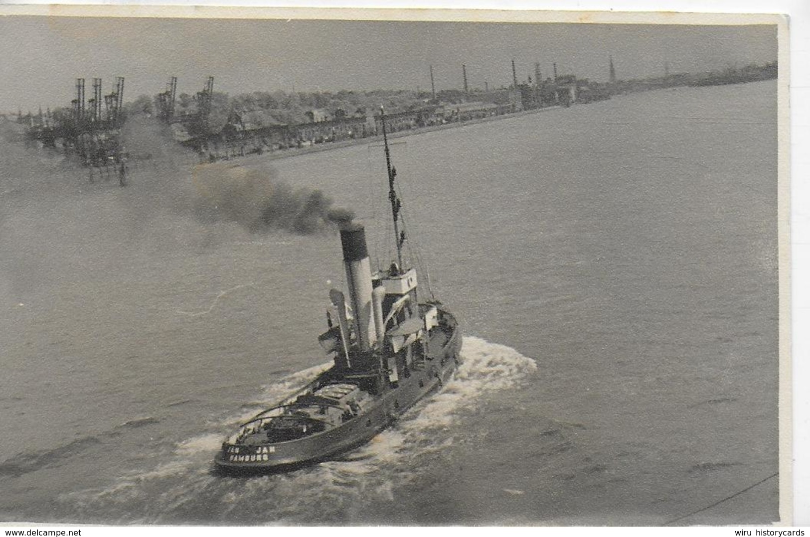 AK 0062  Dampfer ( Hamburg ) Ca. Um 1920 - Piroscafi