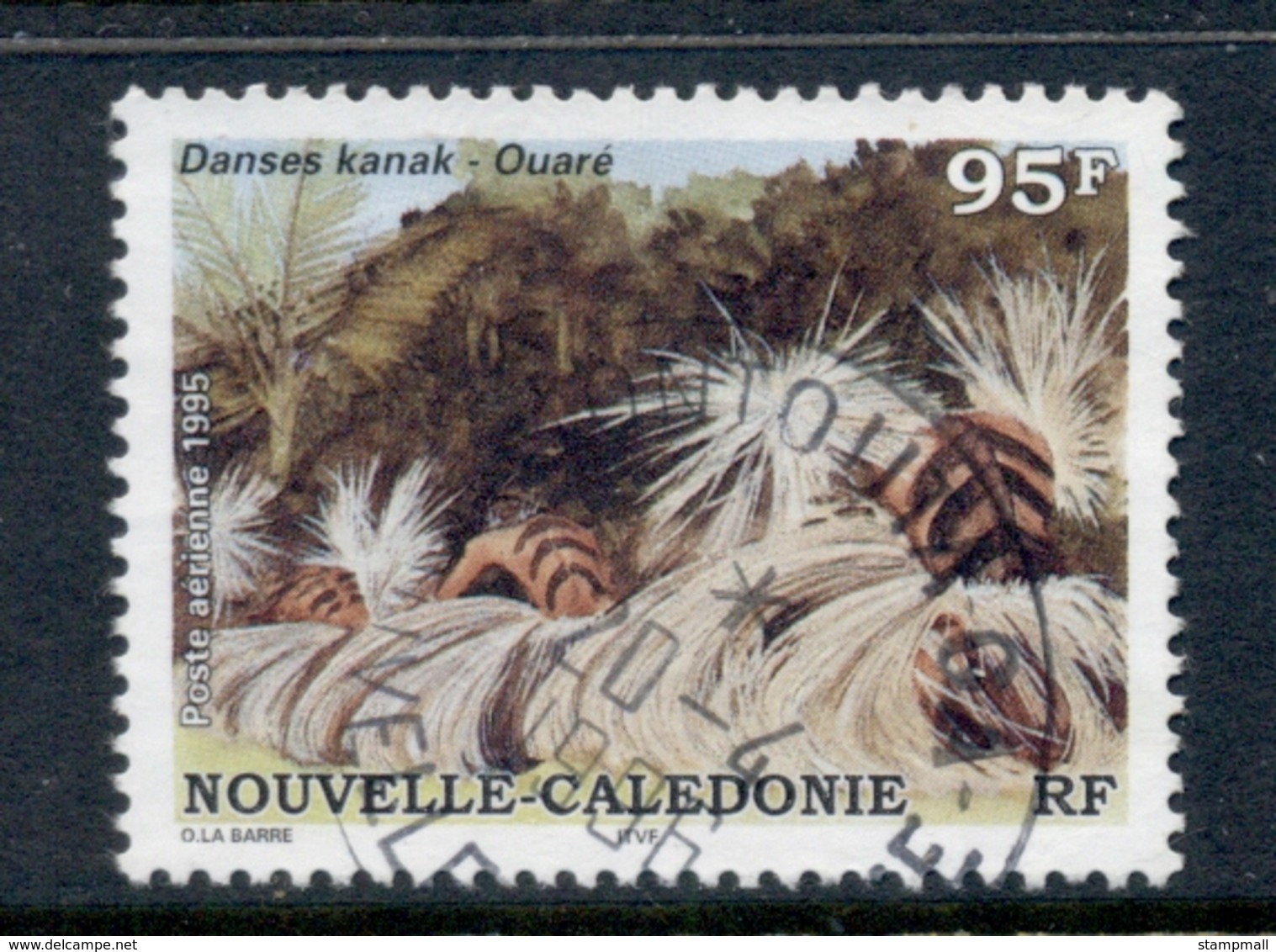 New Caledonia 1995 Kanak Dancers 95f FU - Used Stamps