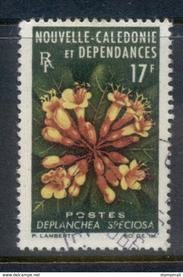 New Caledonia 1964-65 Flowers 17f FU - Used Stamps