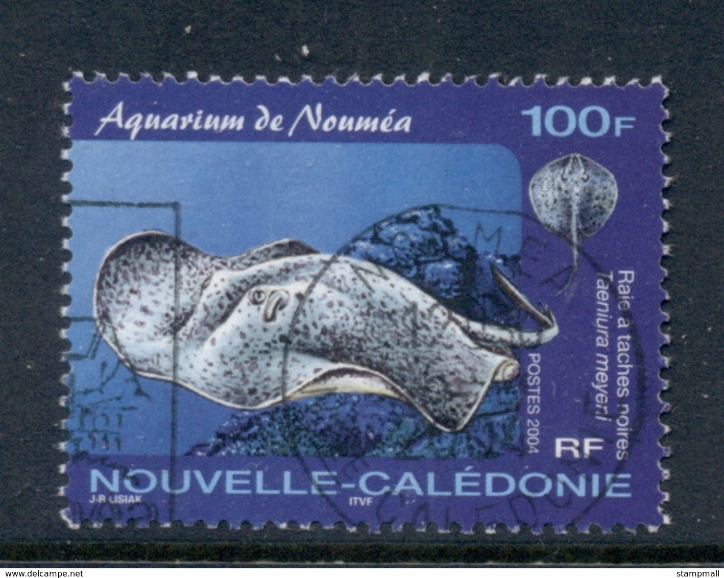 New Caledonia 2004 Marine Life, Rays (1/3) FU - Oblitérés