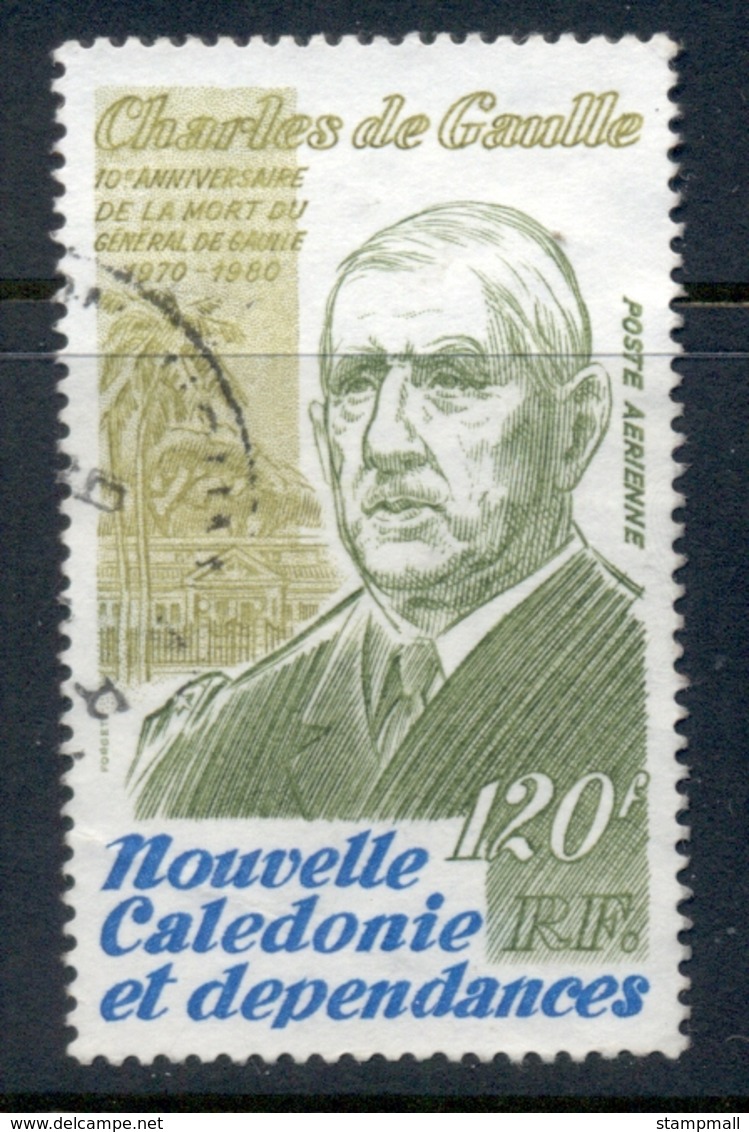 New Caledonia 1980 Charles De Gaulle FU - Gebraucht