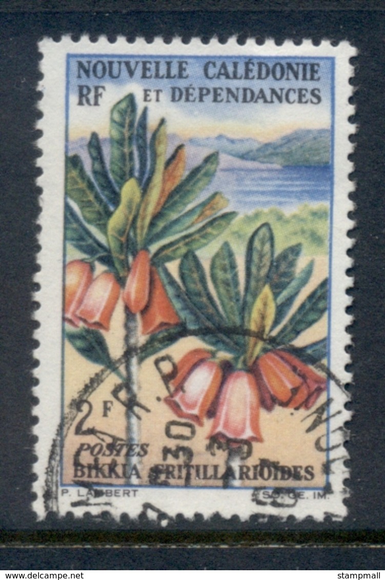 New Caledonia 1964-65 Flowers 2f FU - Used Stamps