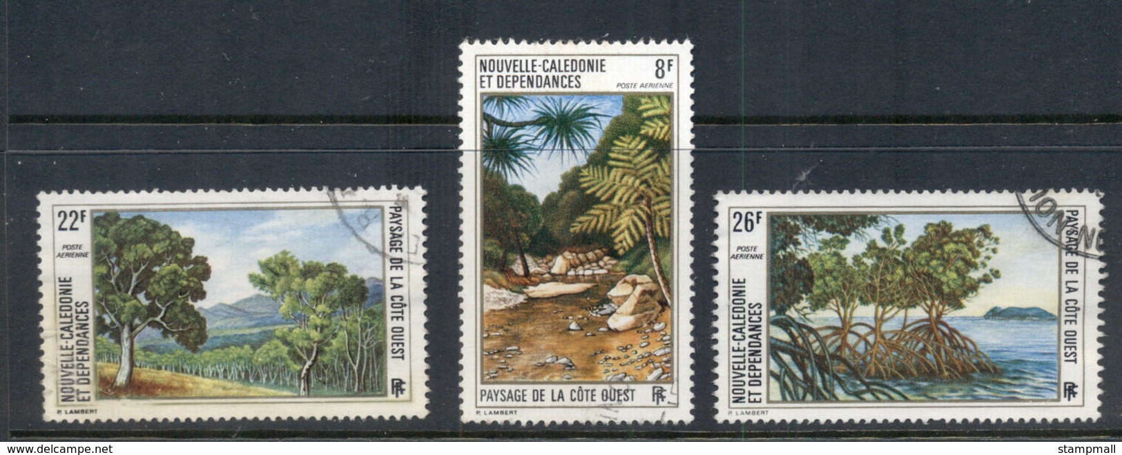 New Caledonia 1974 Landscapes FU - Used Stamps