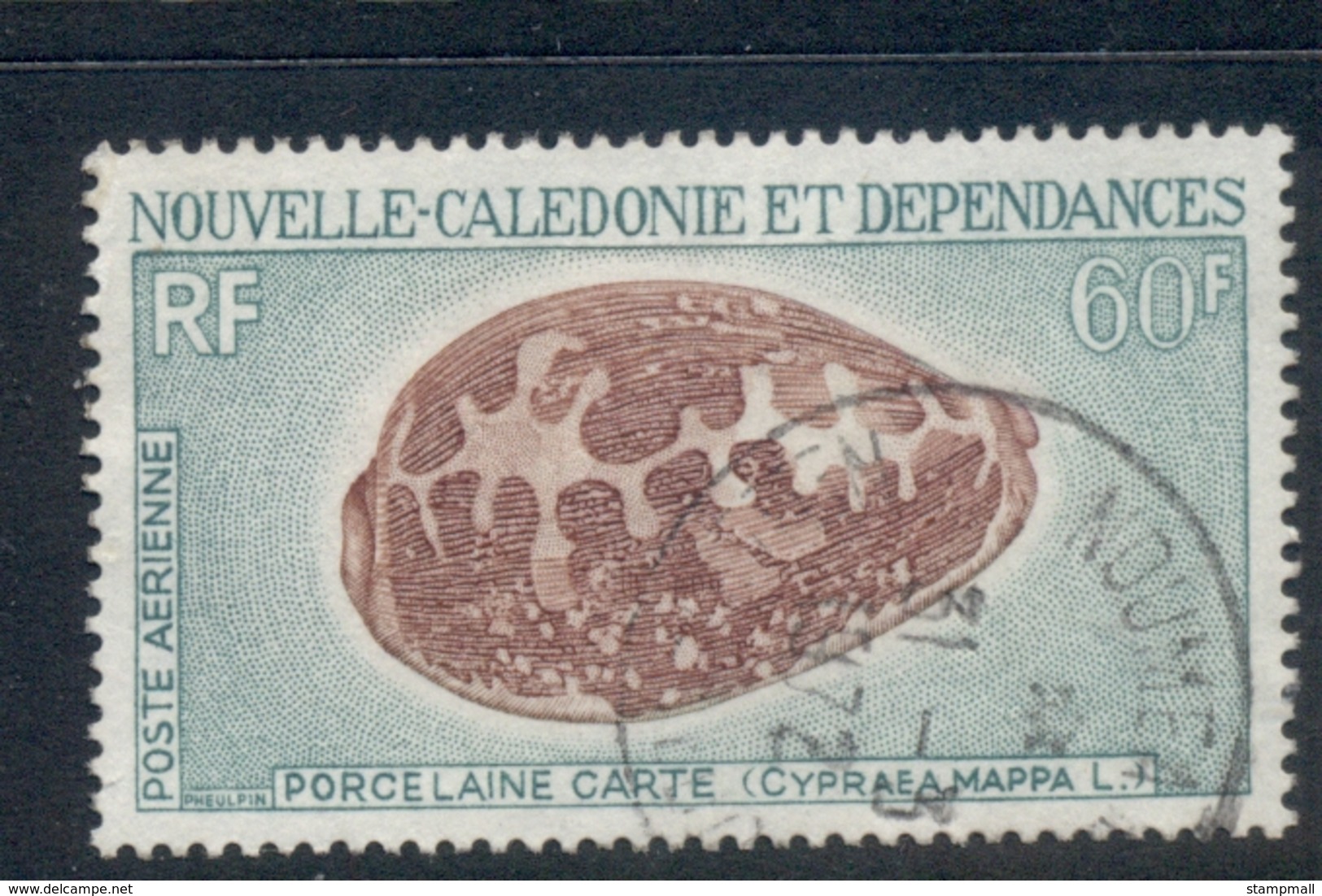 New Caledonia 1970 Shells 60f FU - Used Stamps