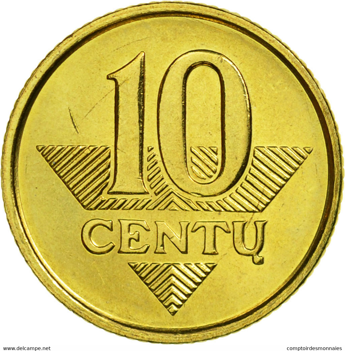 Monnaie, Lithuania, 10 Centu, 1998, SPL, Nickel-brass, KM:106 - Litouwen