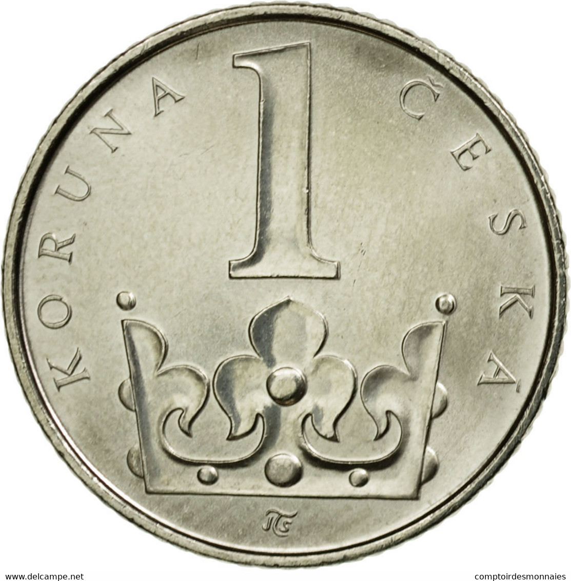 Monnaie, République Tchèque, Koruna, 2001, SPL, Nickel Plated Steel, KM:7 - Tchéquie