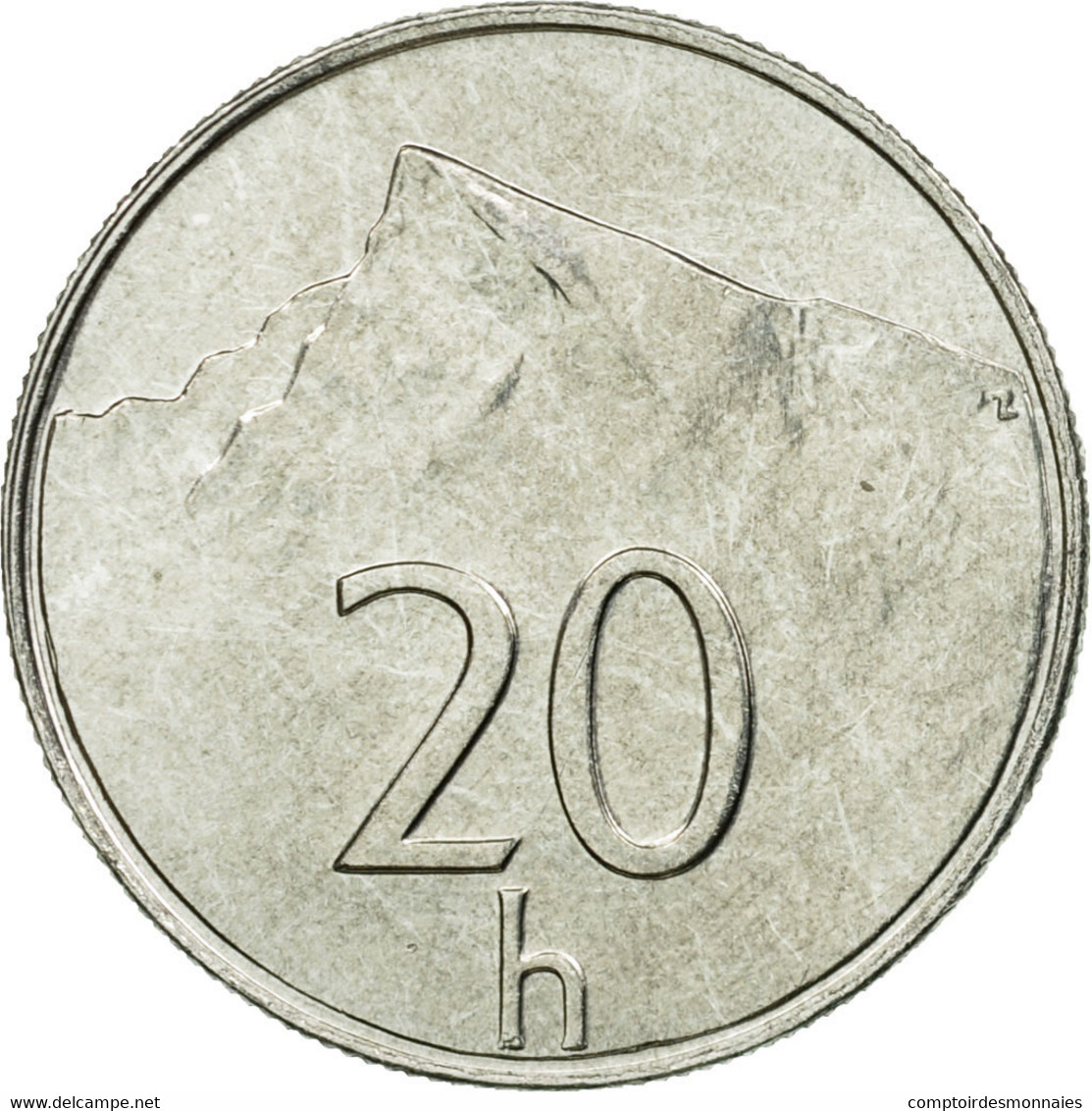 Monnaie, Slovaquie, 20 Halierov, 2002, SPL, Aluminium, KM:18 - Slovaquie