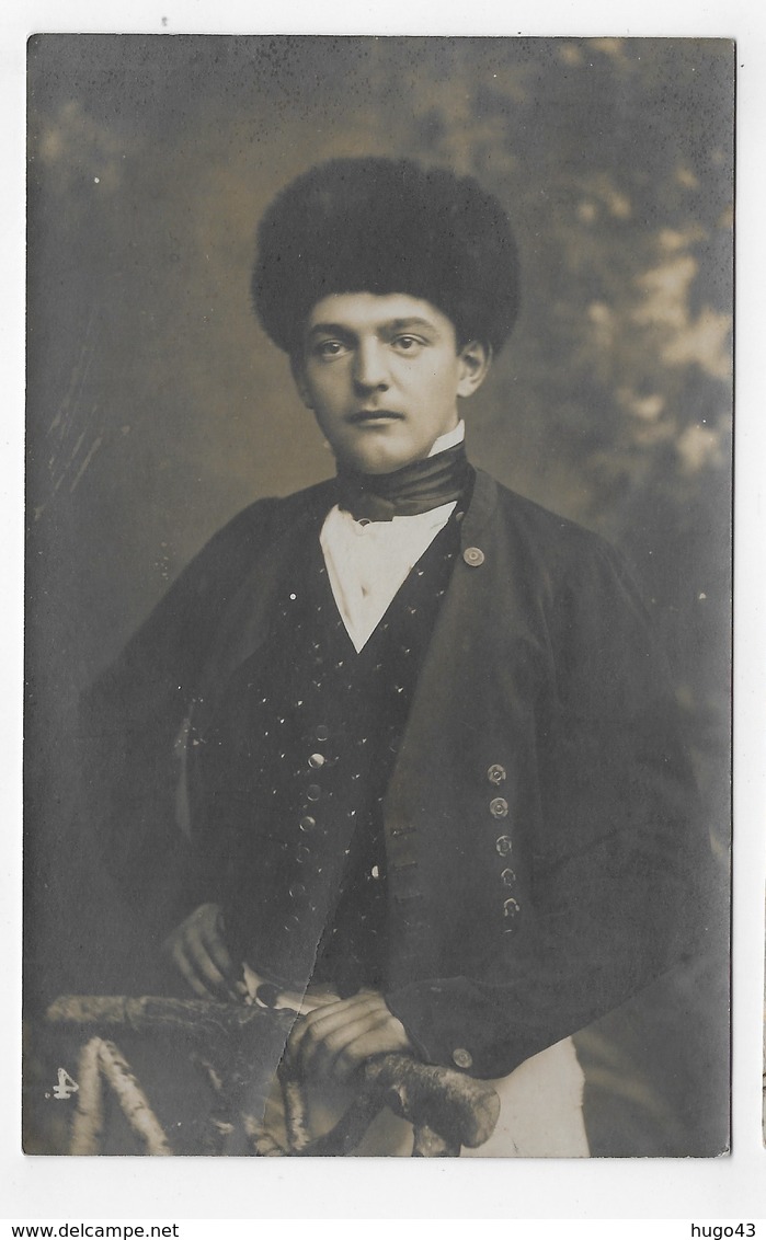 (RECTO / VERSO) FRANZ BÜCHELER - WEIßENBURG - PORTRAIT - LEGER PLI - CARTE PHOTO FORMAT CPA NON VOYAGEE - Weissenburg