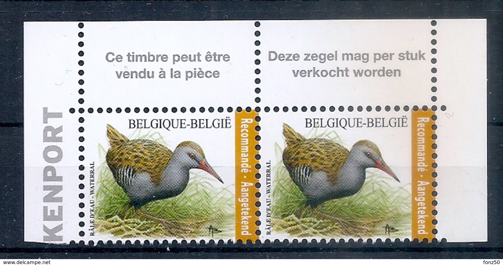 BELGIE * Buzin * Nr 4671  Franse + Vlaamse Tekst * Postfris Xx *  WIT  PAPIER - 1985-.. Oiseaux (Buzin)