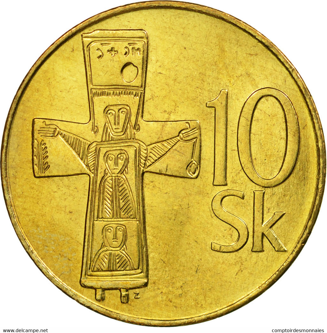 Monnaie, Slovaquie, 10 Koruna, 1994, SUP, Aluminum-Bronze, KM:11 - Slovaquie