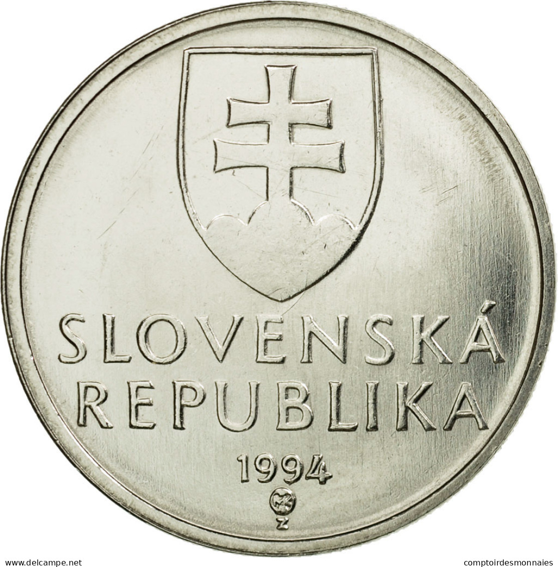 Monnaie, Slovaquie, 5 Koruna, 1994, SPL, Nickel Plated Steel, KM:14 - Slovaquie