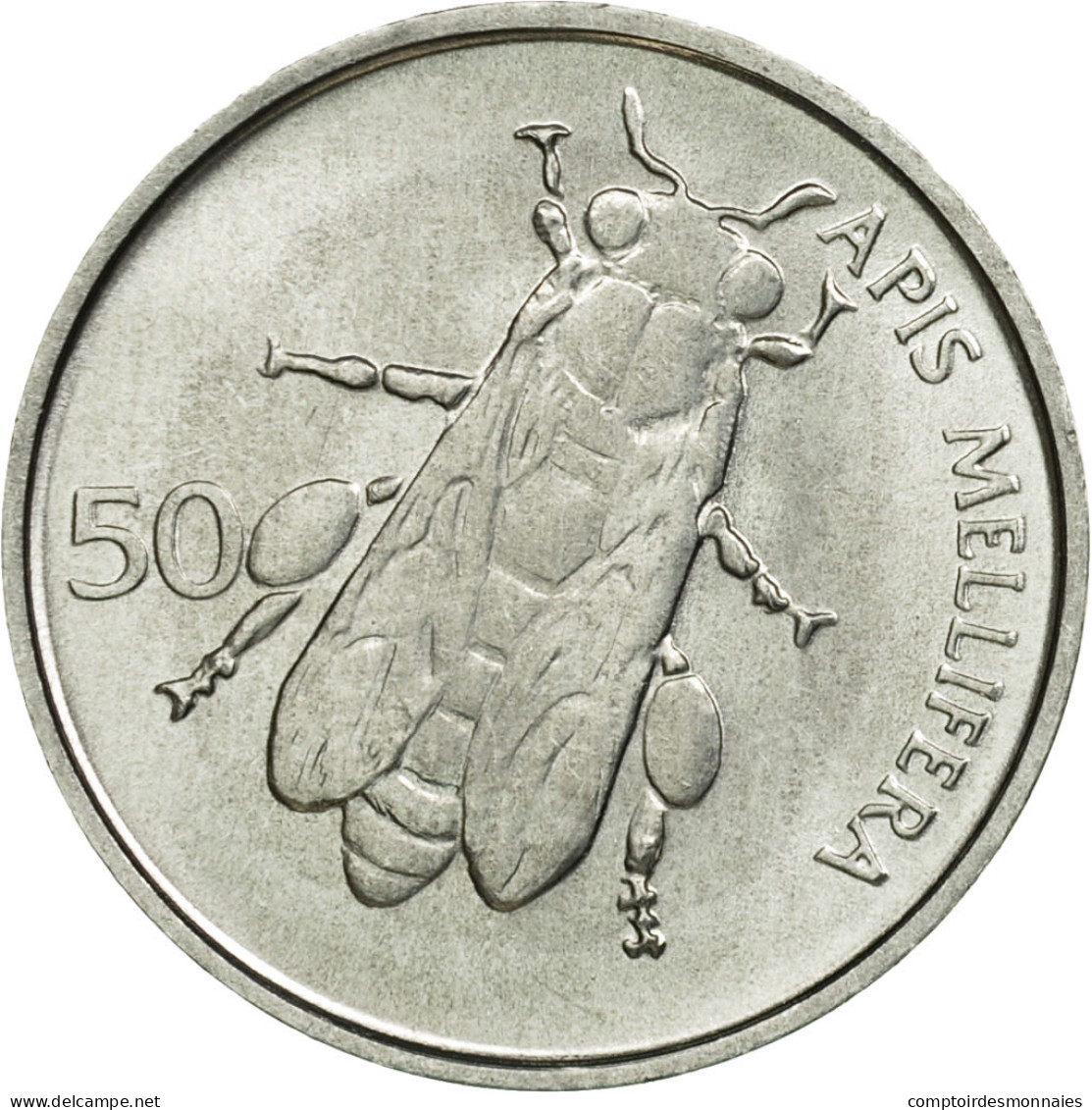 Monnaie, Slovénie, 50 Stotinov, 1993, SPL, Aluminium, KM:3 - Slowenien