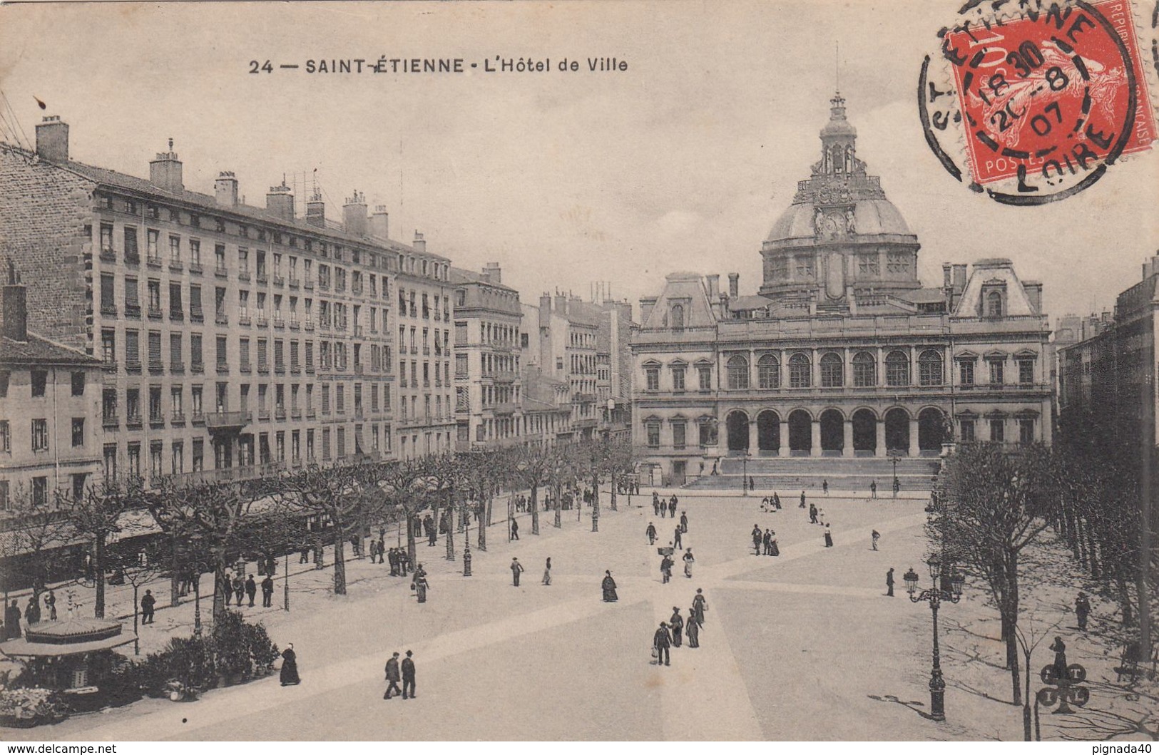 Cp , 42 , SAINT-ÉTIENNE , L'Hôtel De Ville - Saint Etienne