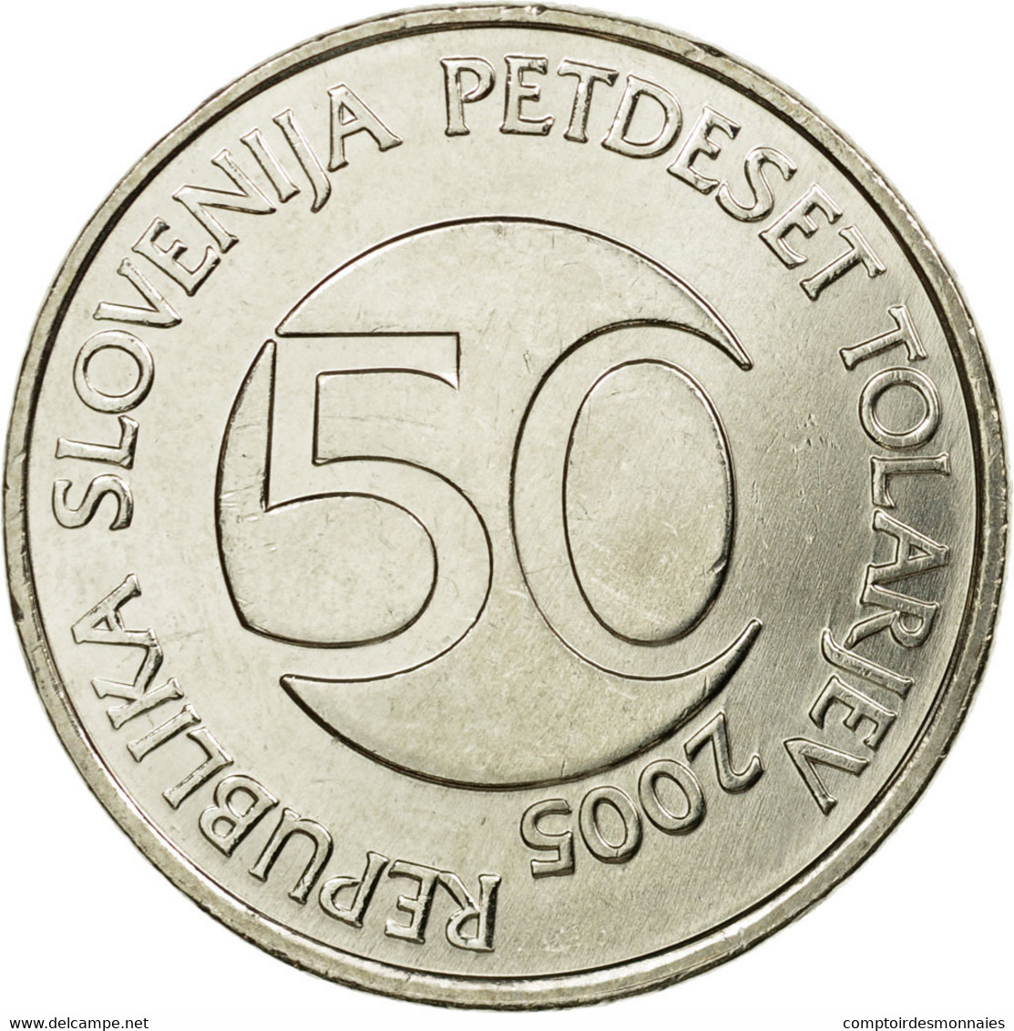 Monnaie, Slovénie, 50 Tolarjev, 2005, Kremnica, SUP, Copper-nickel, KM:52 - Slovénie