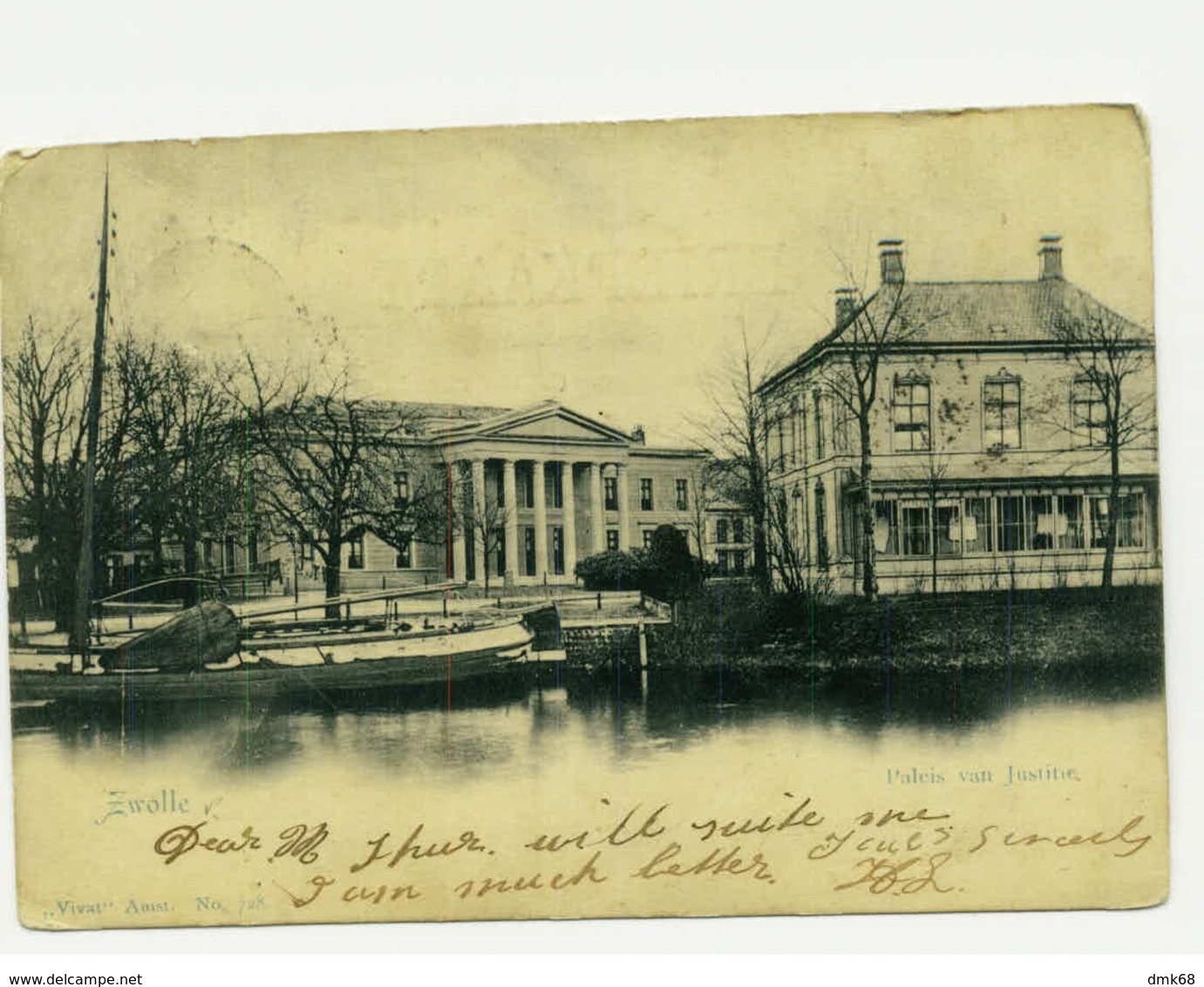 ZWOLLE - PALCIS VAN JUSTITIE - EDIT VIVAT AMST. N. 728 - 1900s (BG777) - Zwolle