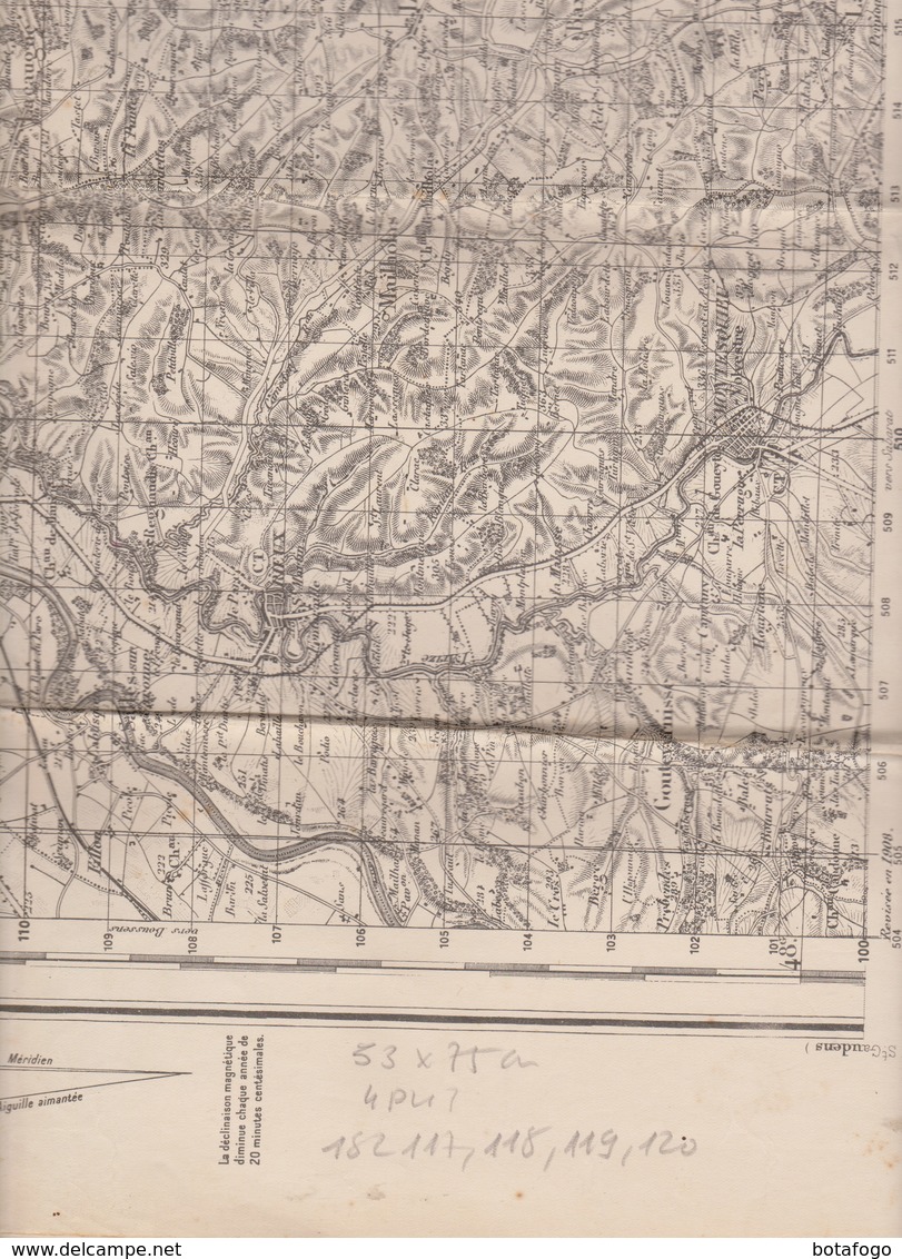 CARTE TOPOGRAPHIQUE PAMIERS, ZONE SUD - Cartes Topographiques