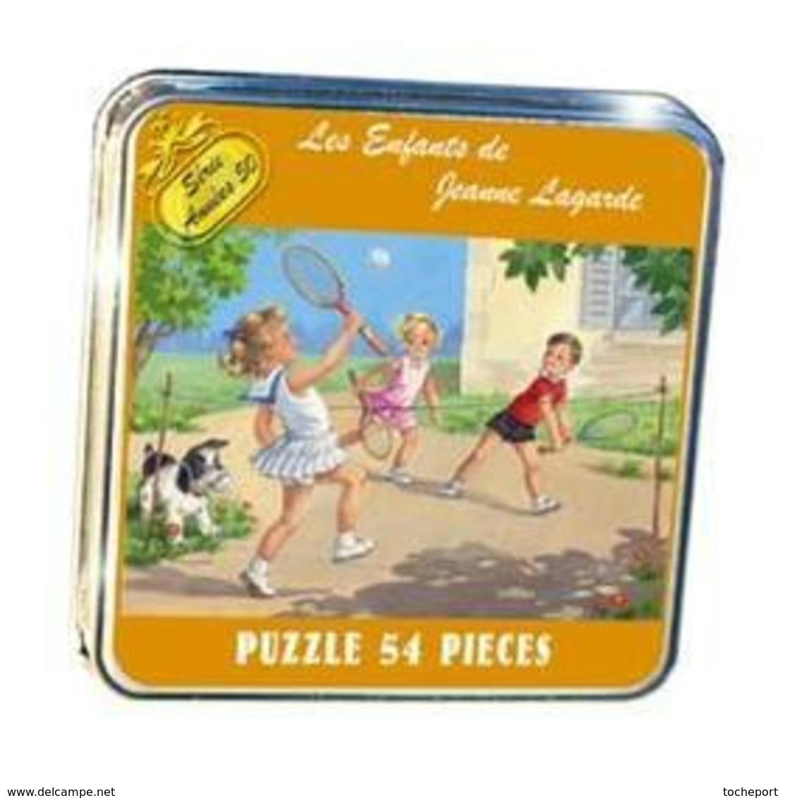 Belle Boite Métal Les Enfants De Jeanne Lagarde Contenant Un Puzzle De 54 Pièces Sous Blister - Puzzles