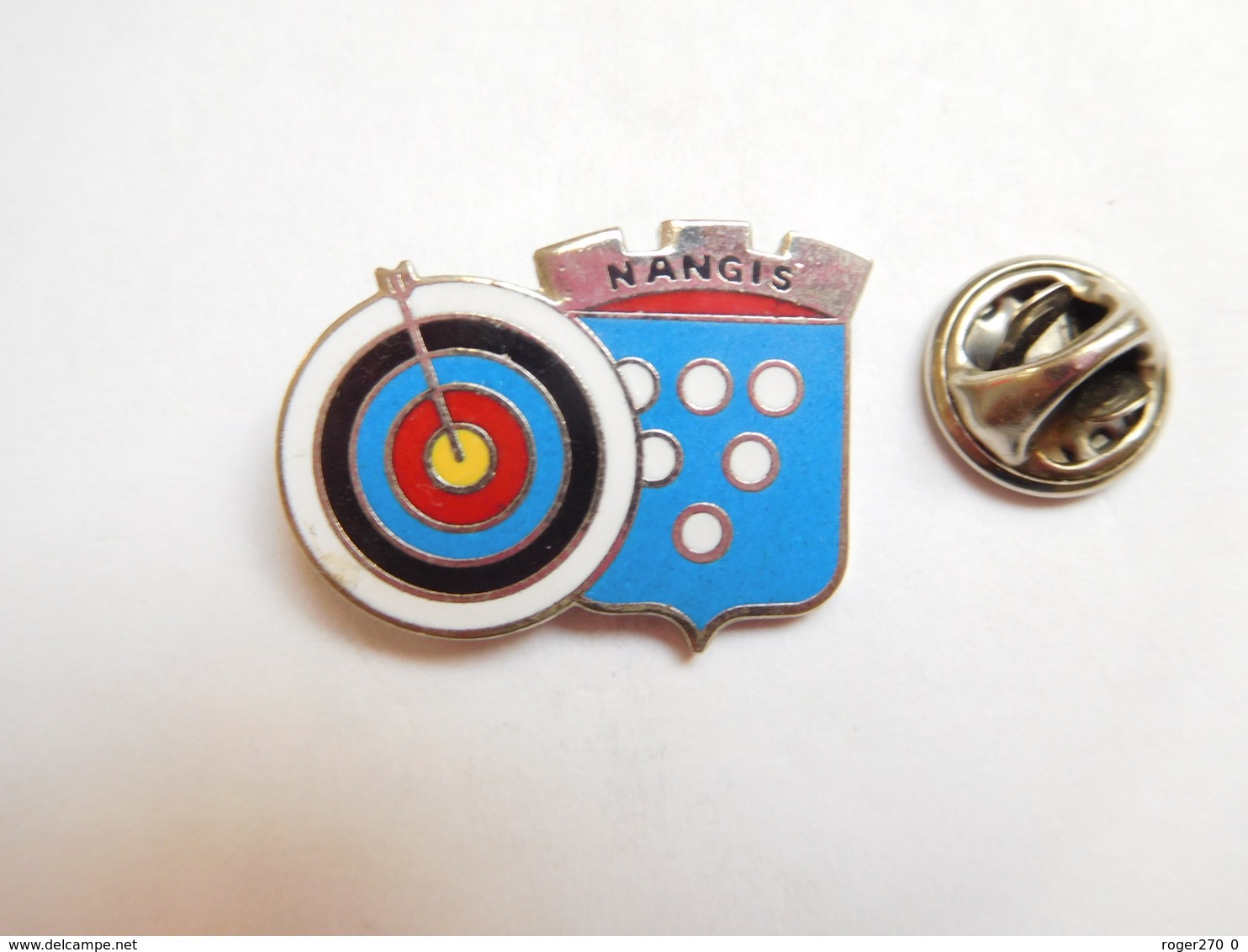 Beau Pin's En EGF , Tir à L'arc , Nangis , Signé Badges Concept - Archery