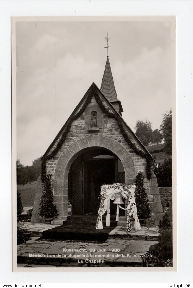 - CPA S. M. LA REINE ASTRID - Bénédiction De La Chapelle - Edition G. Cailliau - - Familles Royales