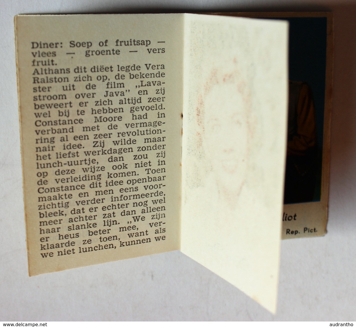 livret 26 Hollywood Strips Doris Day William Elliot Roy Rogers Arlene Dahl cinéma américain Dutch Gum Cards