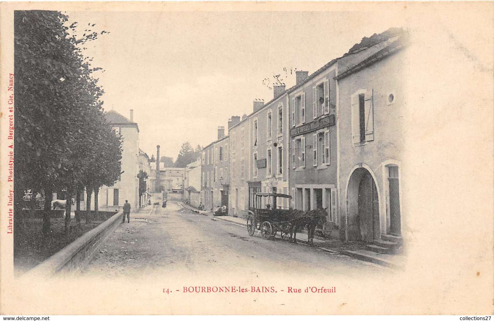 52-BOURBONNE-LES-BAINS- RUE D'ORFEUIL - Bourbonne Les Bains