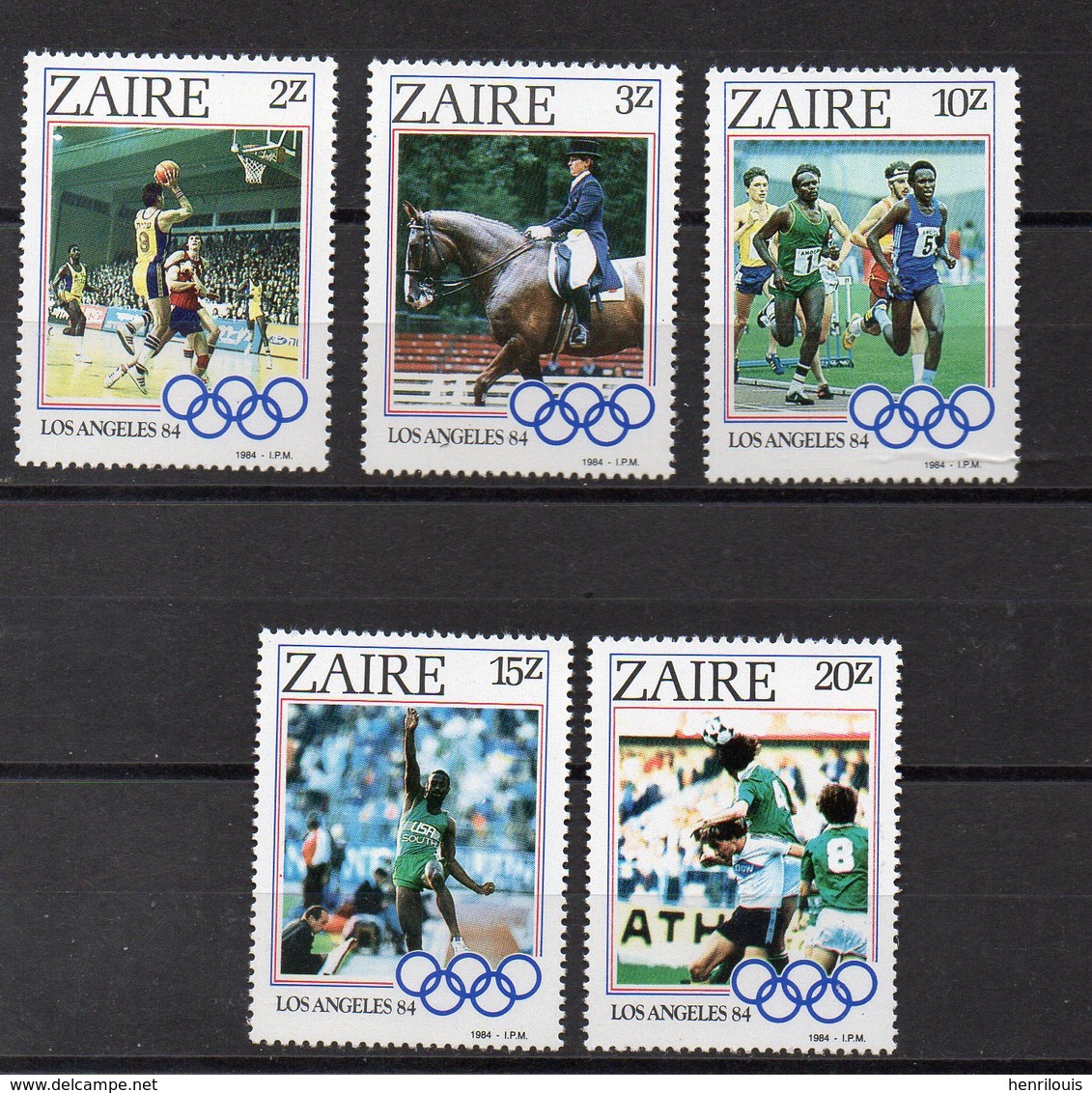 ZAIRE  Timbres Neufs ** De 1984  ( Ref 5765 ) Sport - JO  - - Neufs