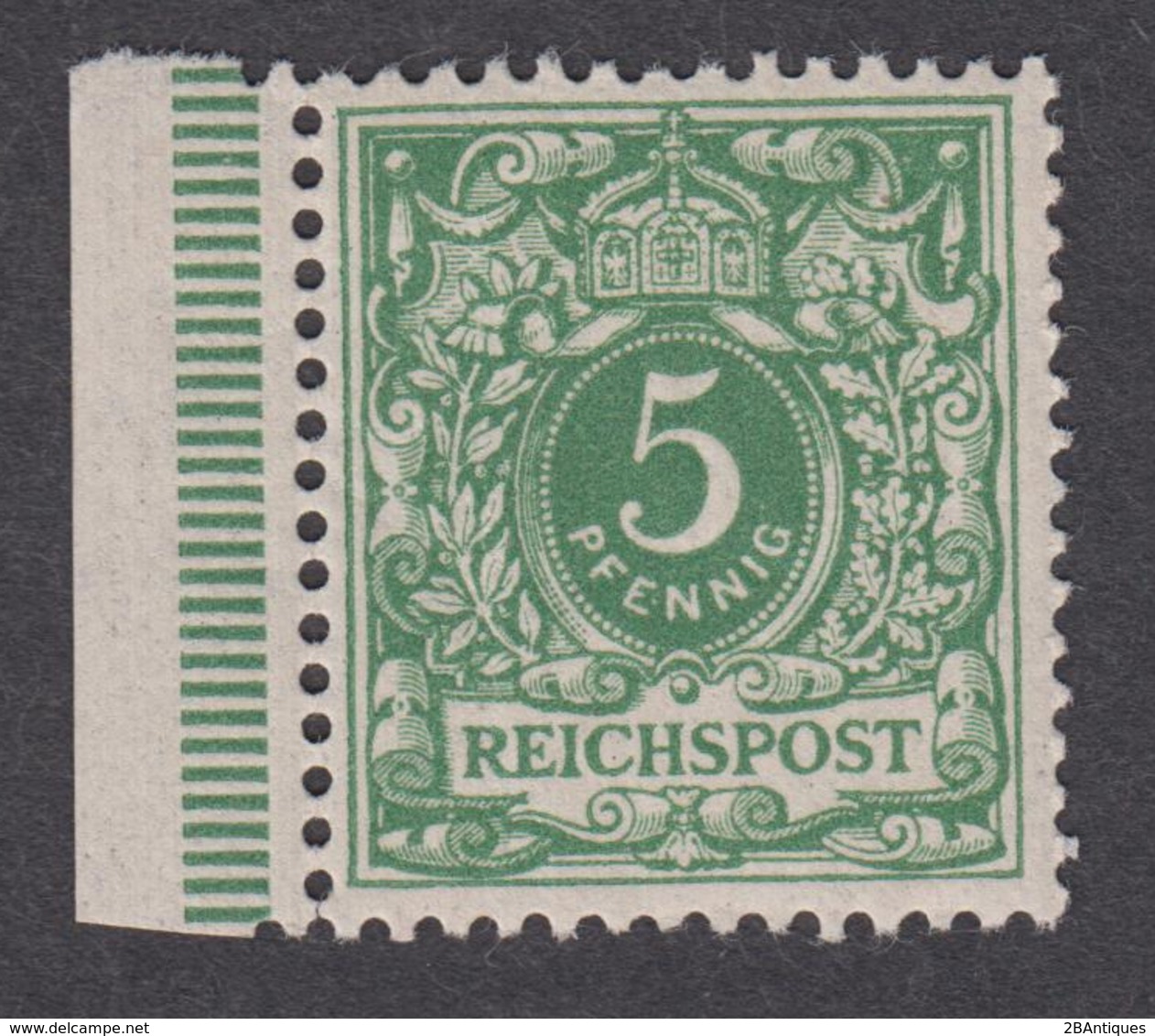 DEUTSCHES REICH 1889-1900 - Mi.-Nr. 46 POSTFRISCH MNH** (Originalgummi) Mit Bogenrand - Ungebraucht