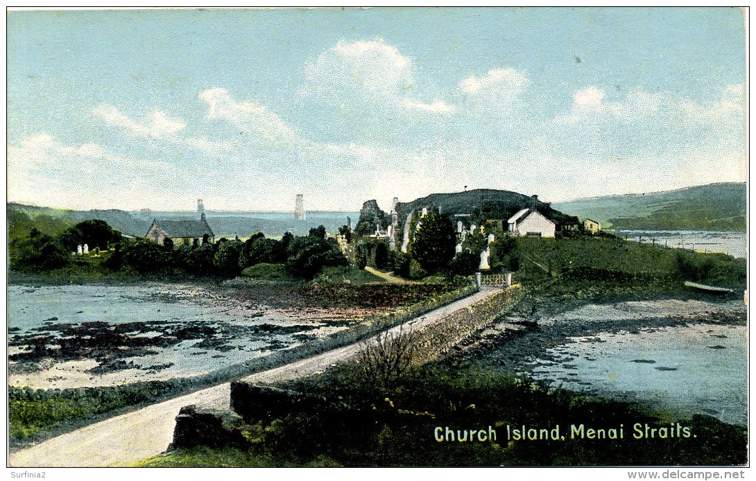 ANGLESEY - MENAI STRAITS - CHURCH ISLAND Ang53 - Anglesey