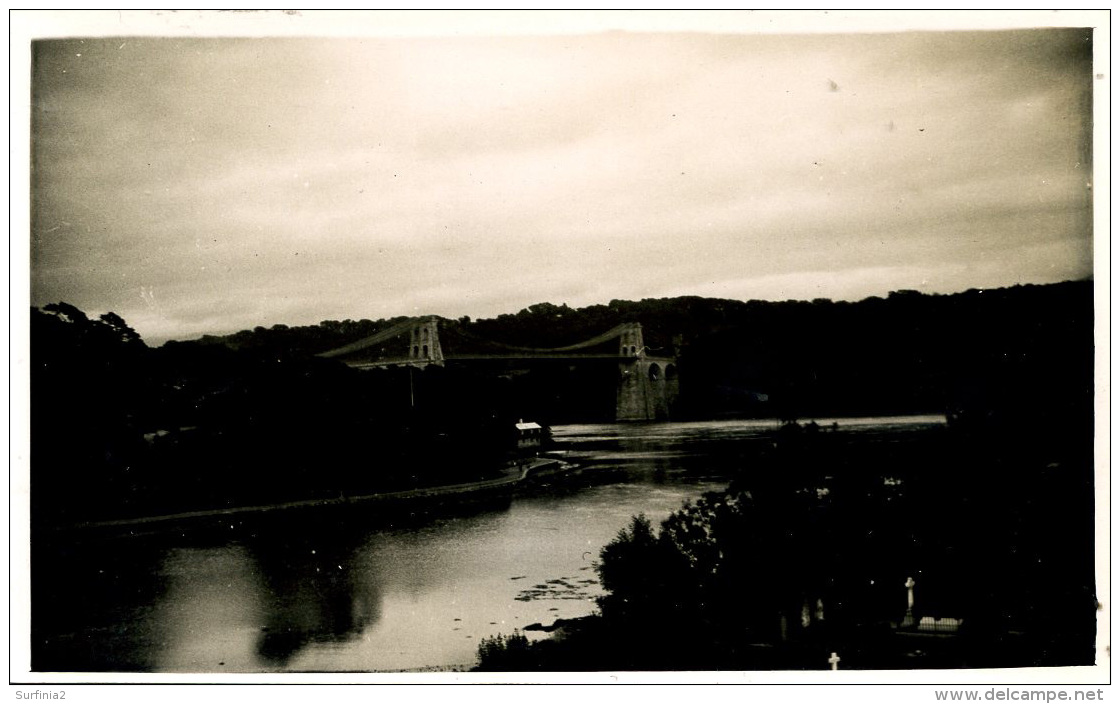 ANGLESEY - UNCAPTIONED MENAI BRIDGE RP Ang77 - Anglesey