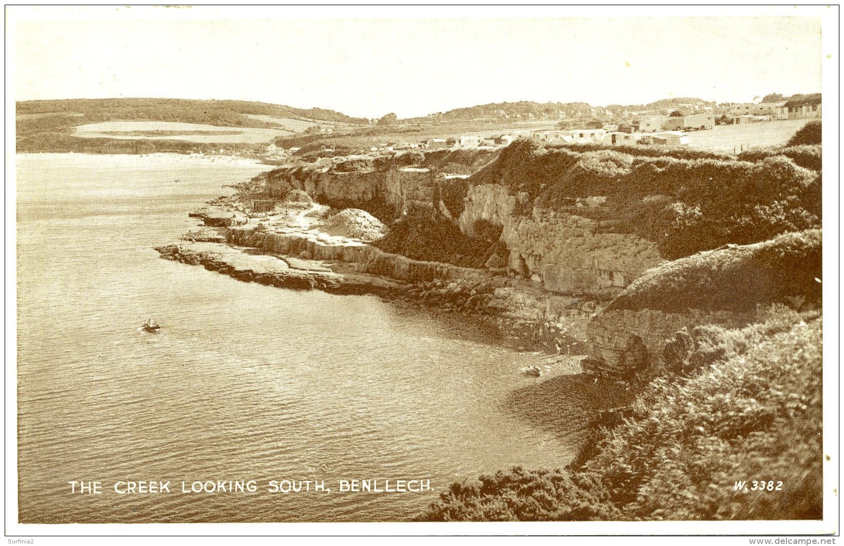 ANGLESEY - BENLLECH - THE CREEK LOOKING SOUTH Ang141 - Anglesey