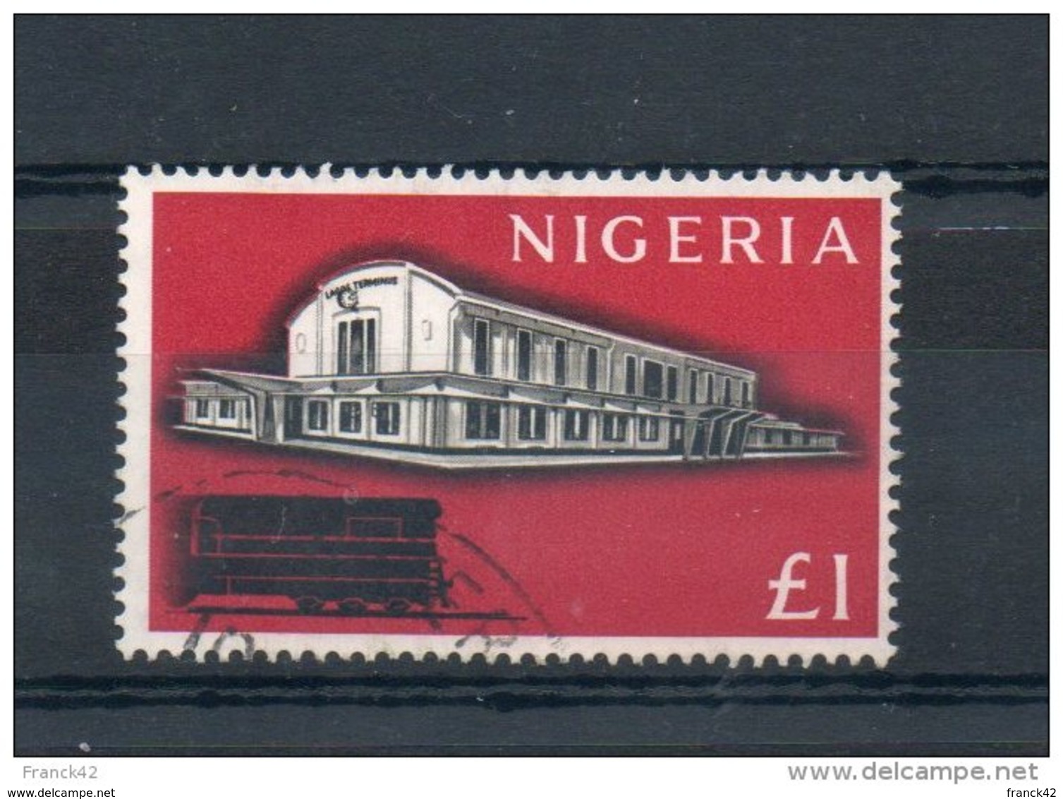 Nigeria. Gare. 1 Livre - Nigeria (1961-...)