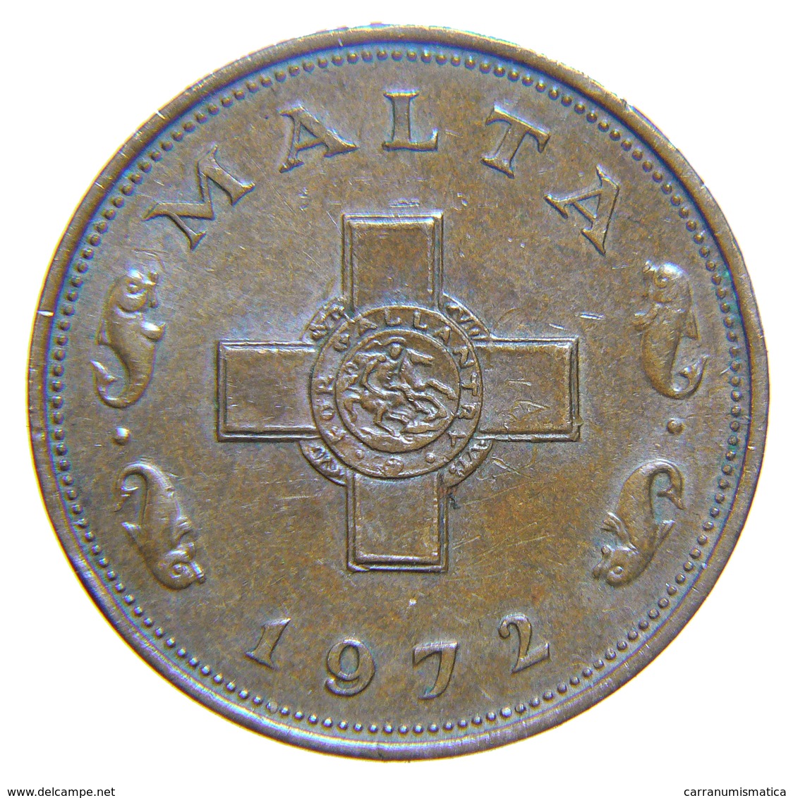 [NC] MALTA - 1 CENT 1972 (nc3611) - Malte