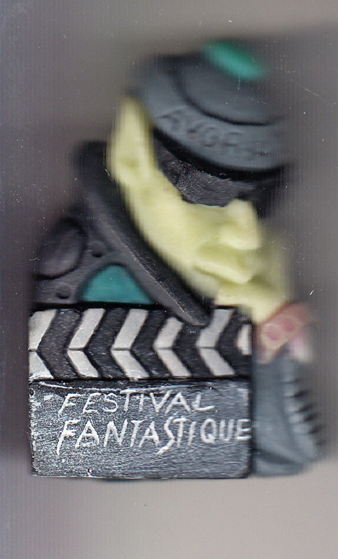 Cinémas_FESTIVAL FANTASTIQUE_AVORIAZ_3D Résine _Signé CD FRANCE_ - Cinéma