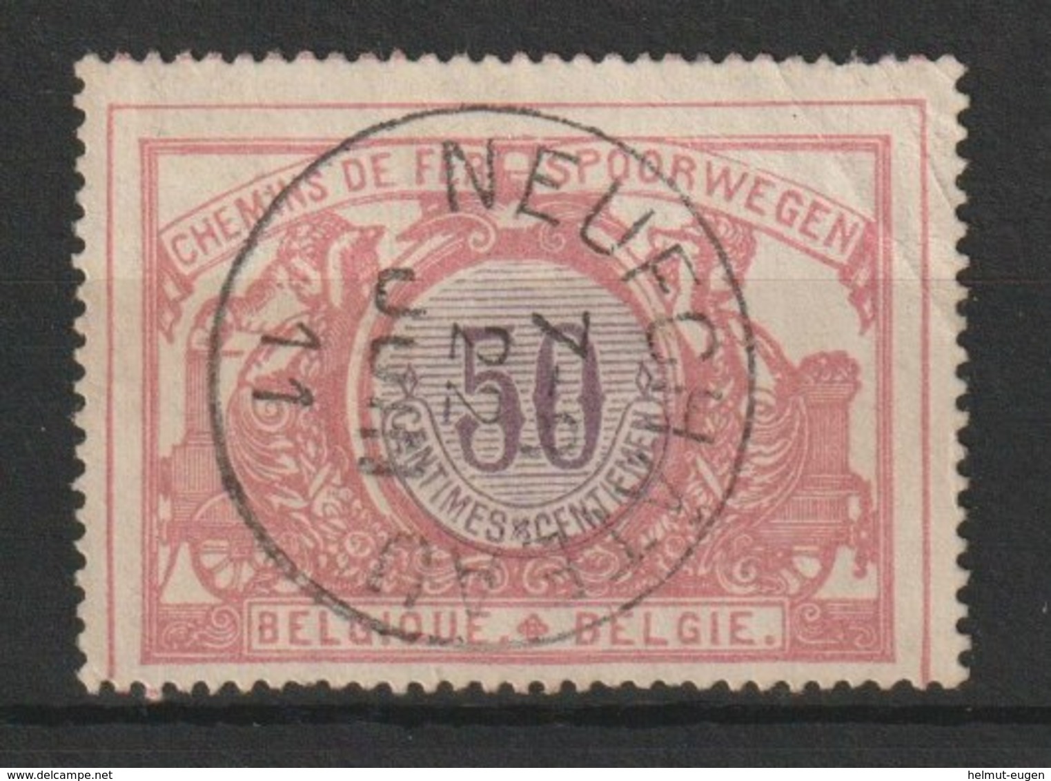 MiNr. 35  Belgien, Eisenbahnpaketmarken / 1902, 25. Juli/1906, 1. Jan. Ziffernzeichnung, Zweisprachiger Text; Geflügelte - Sonstige & Ohne Zuordnung