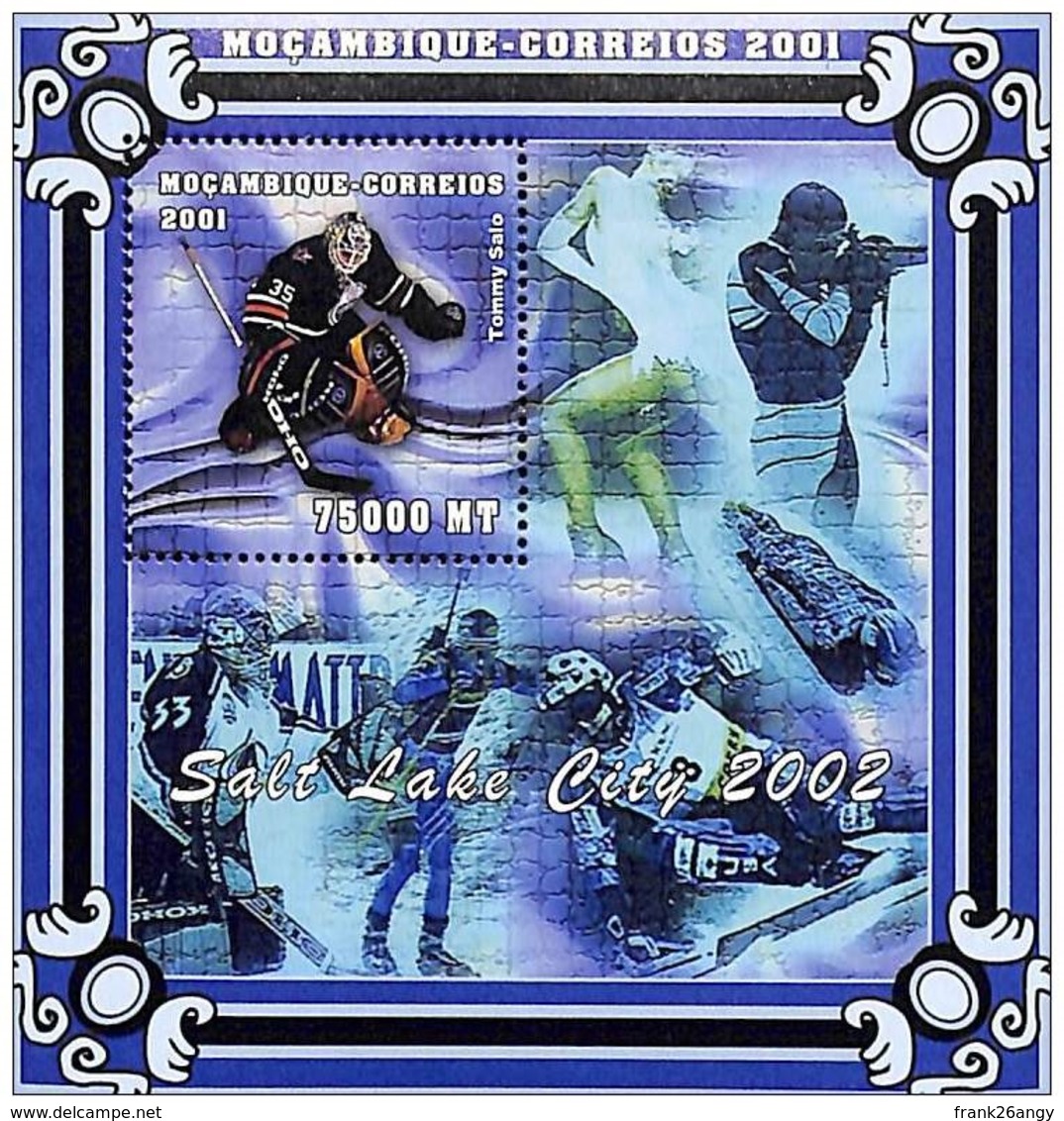 MOZAMBICO  2001, Salt Lake City 2002 Serie Cpl. 1BF  Nuovo** Perfetto - Mozambico