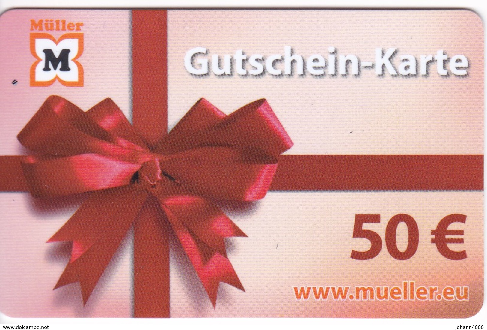 Geschenkkarte Müller Gift - Gift Cards