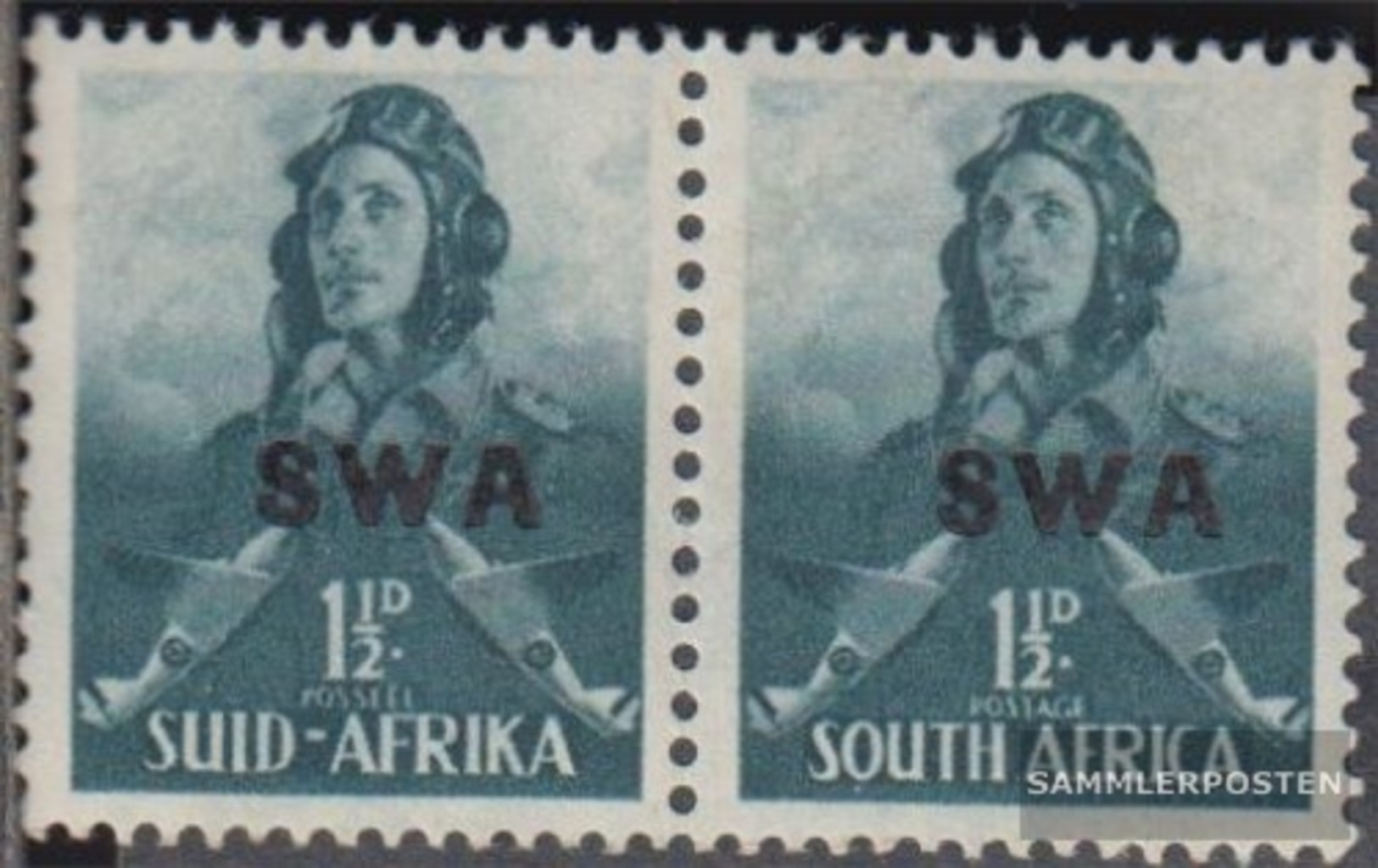 Namibia - Südwestafrika 220-221 Waagerechtes Paar Postfrisch 1941 Rüstungsbilder - Südwestafrika (1923-1990)