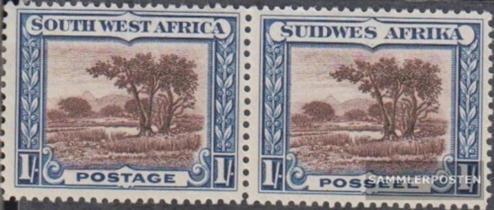 Namibia - Südwestafrika 152-153 Waagerechtes Paar Postfrisch 1931 Landesmotive - Afrique Du Sud-Ouest (1923-1990)