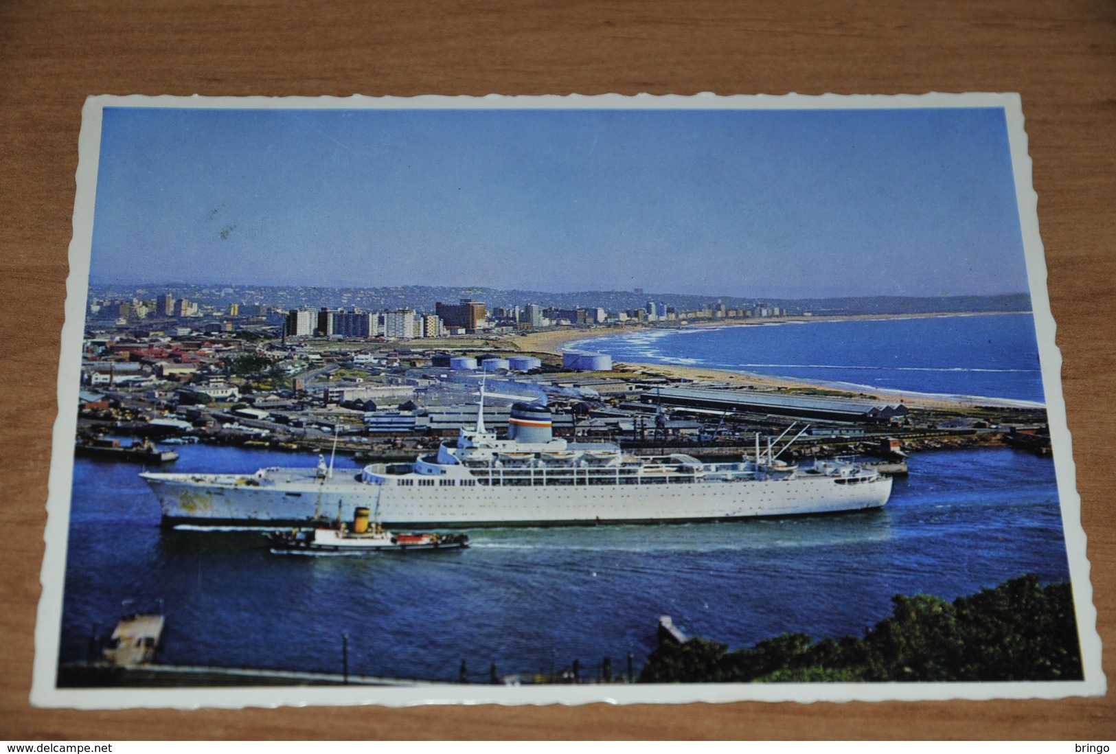 5415- S.A. VAAL, SOUTH AFRICA'S FIRST  MAILSHIP / POSBOOT ENTERING DURBAN HARBOUR - Sonstige & Ohne Zuordnung