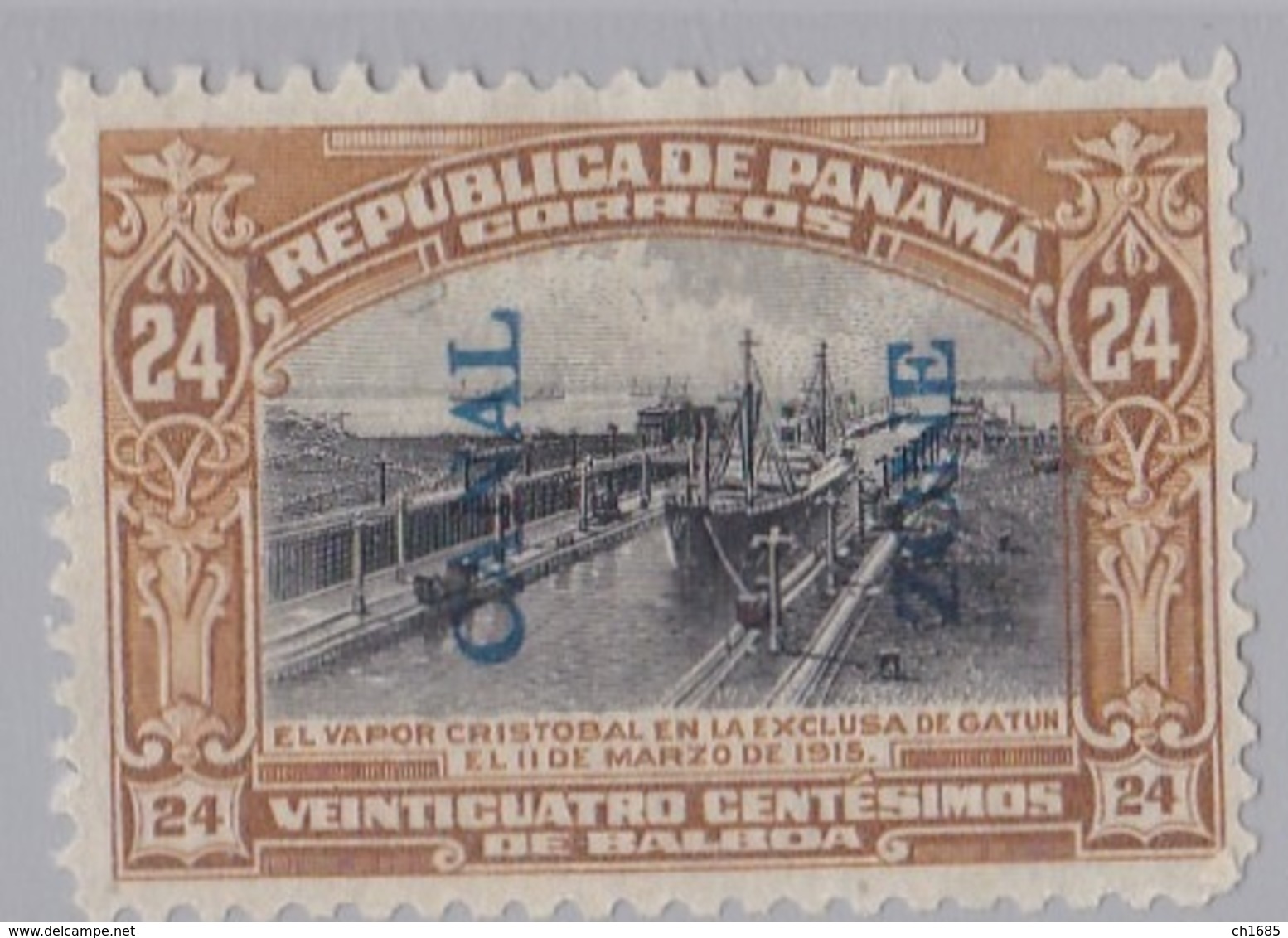 PANAMA CANAL ZONE  :  Yvert No 39 (o) Cote 30 € - Panamá