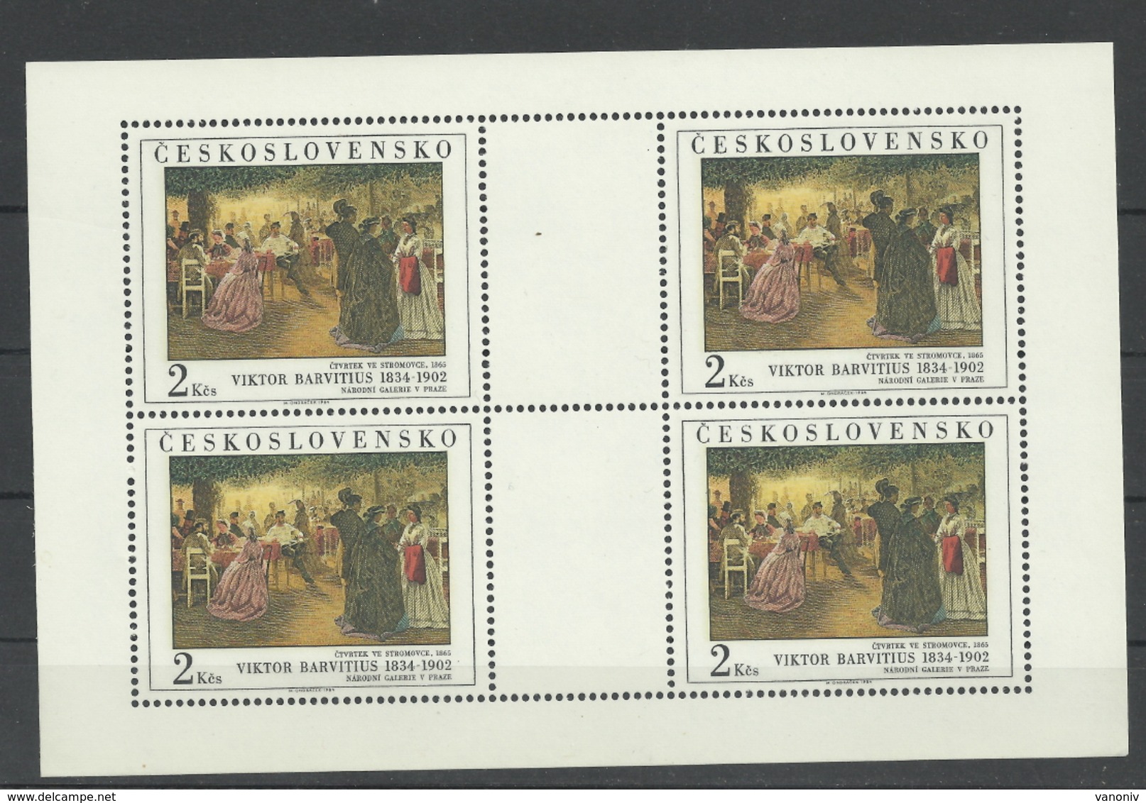 Tschechoslowakei 2790 ** Im KB - Unused Stamps