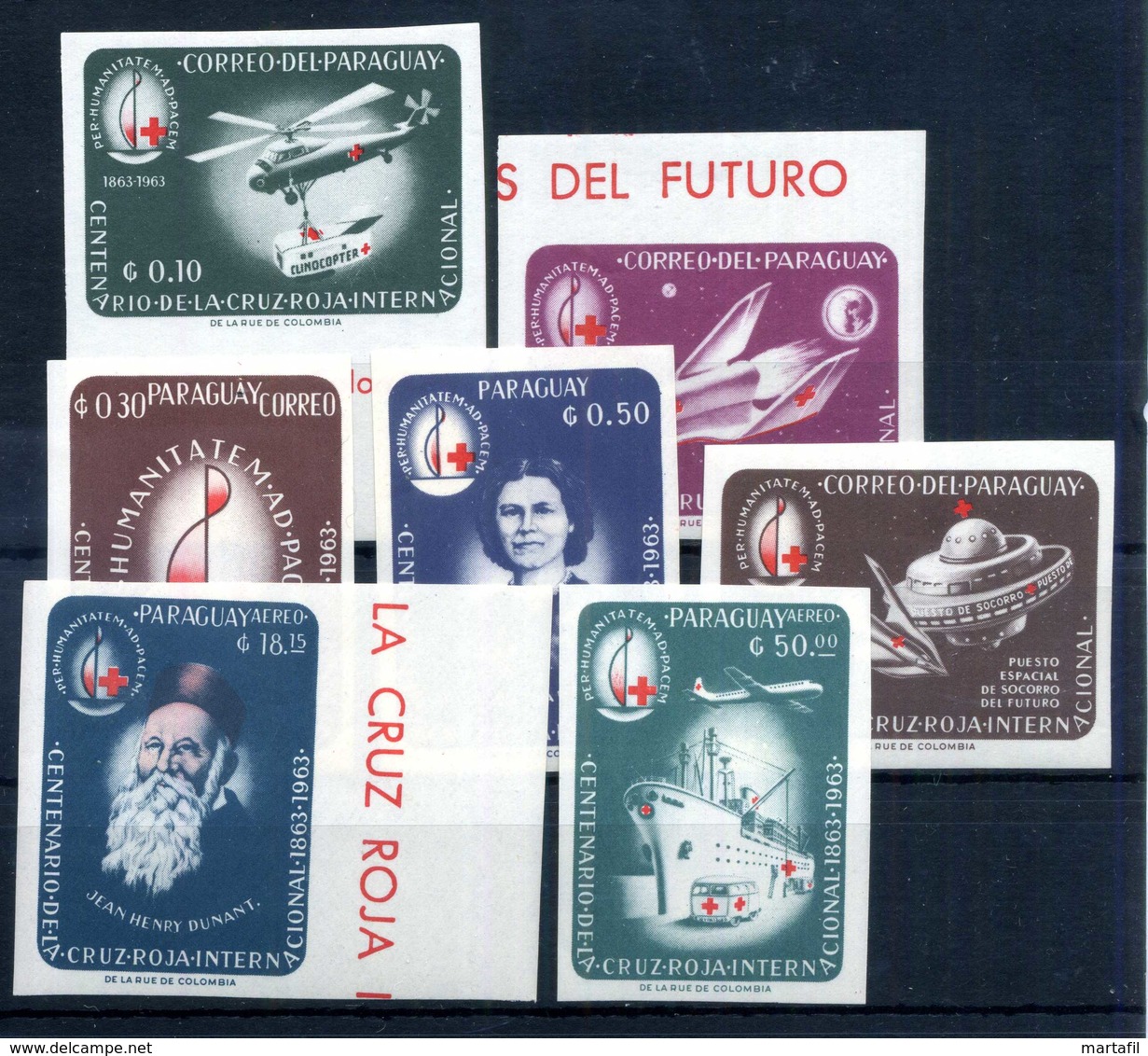 1964 PARAGUAY SET MNH ** - Paraguay