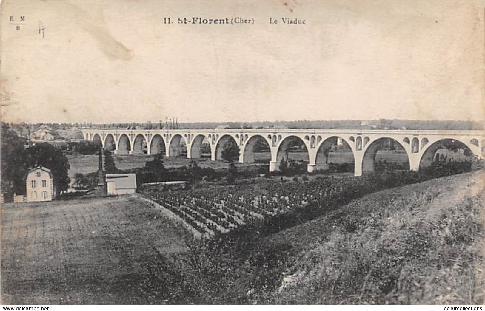 Saint Florent Sur Cher    18       Le Viaduc     (voir Scan) - Saint-Florent-sur-Cher