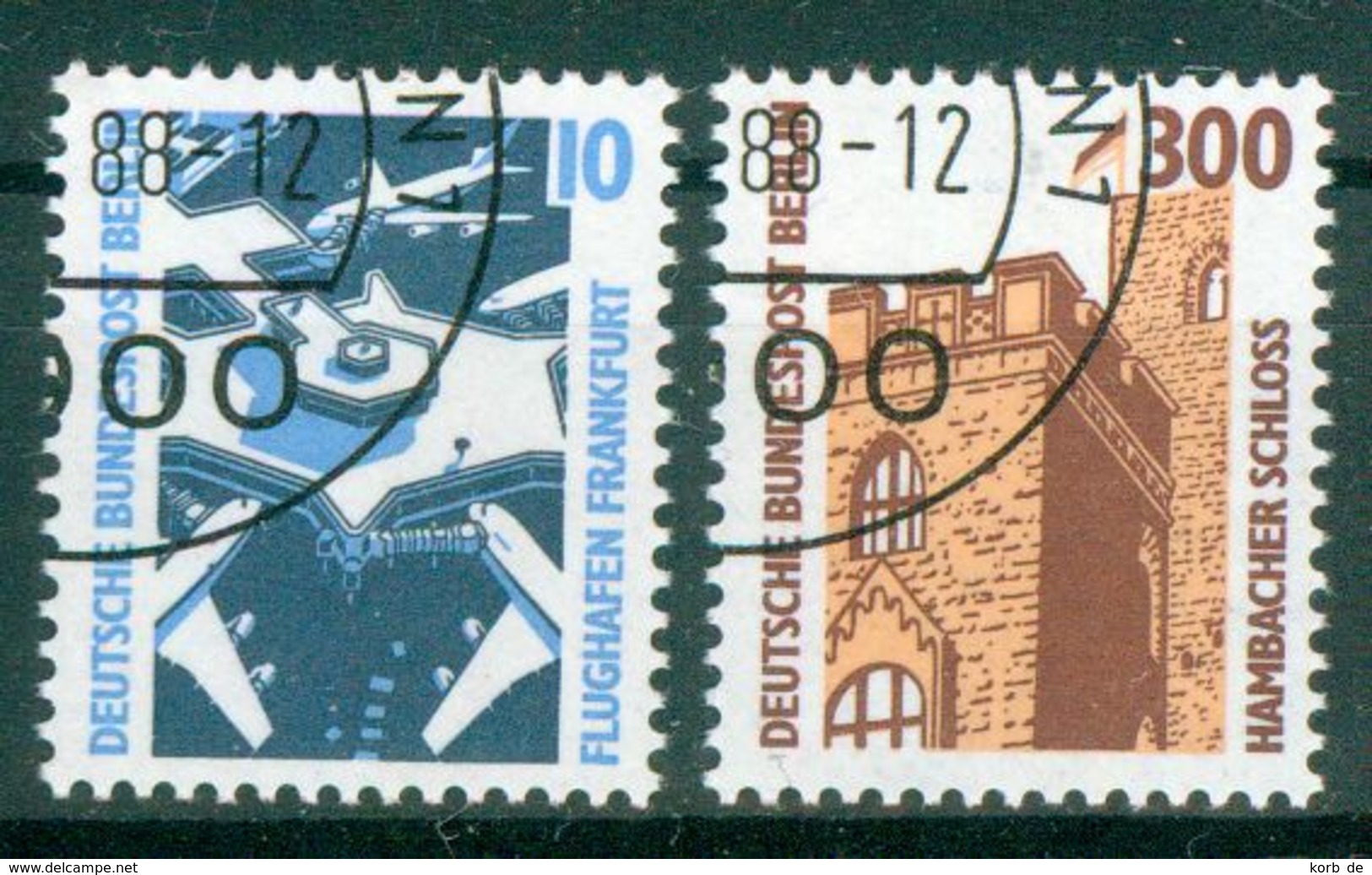 Berlin 1988 / MiNr.   798 – 799 A    O / Used  (f1646) - Oblitérés