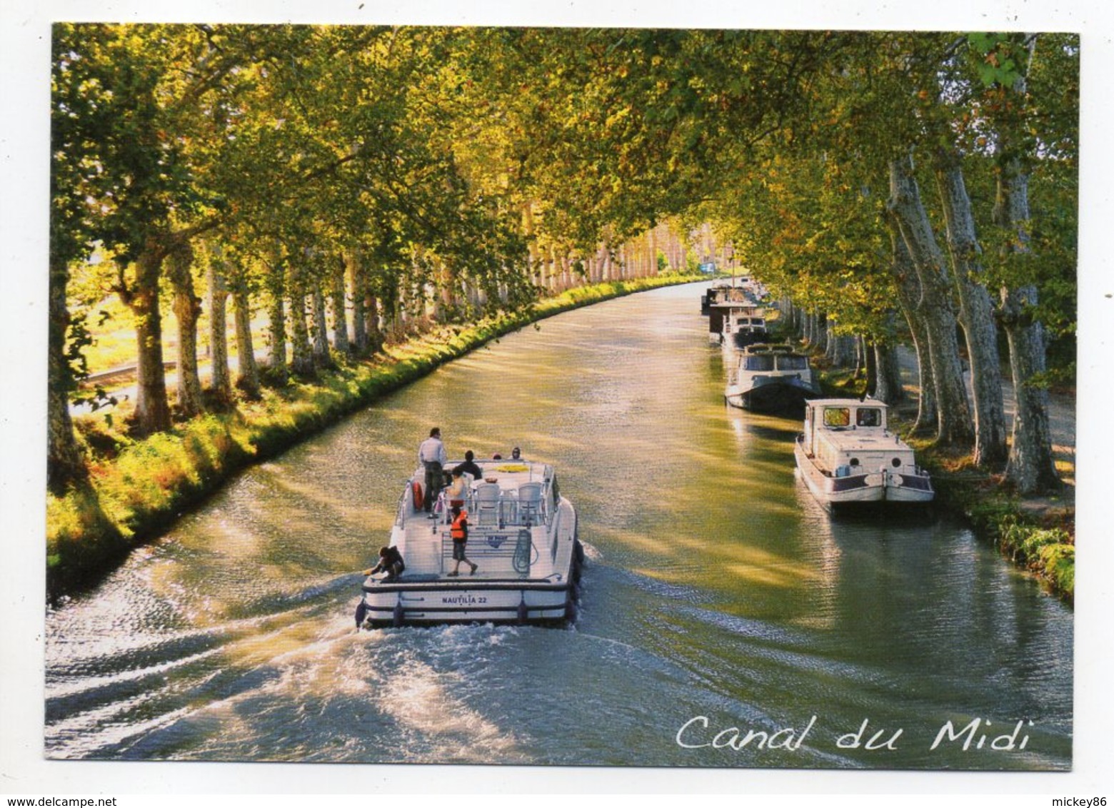 Midi Pyrénées --  Canal Du Midi  --Péniches De Loisirs -- Animée -- - Midi-Pyrénées