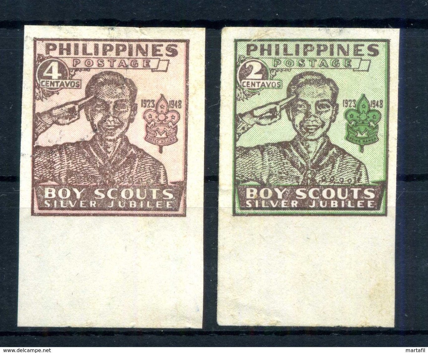 1949 FILIPPINE SET USATO - Filipinas