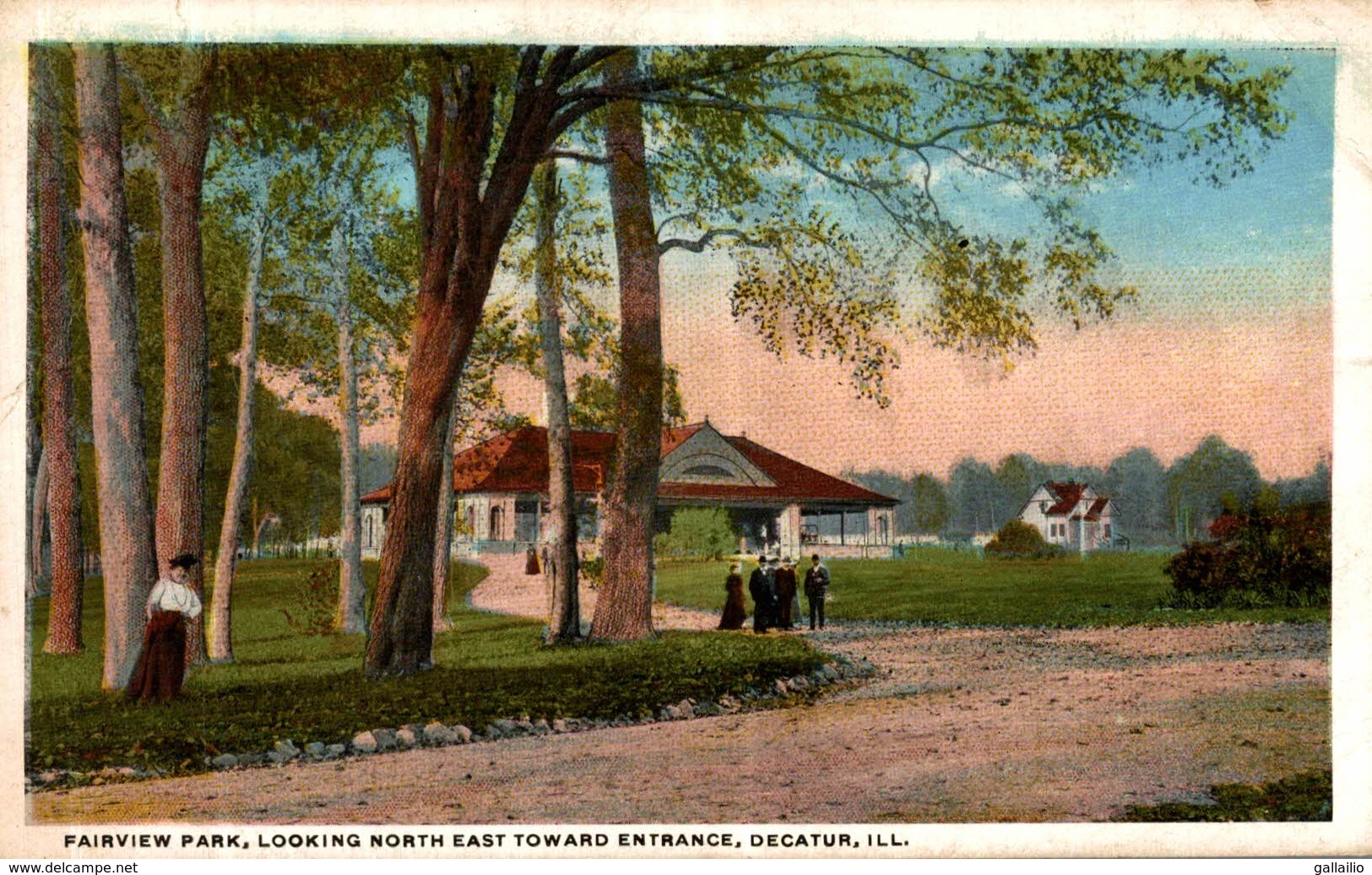 ETATS UNIS FAIRVIEW PARK LOOKING NORTH EAST TOWARD ENTRANCE DECATUR - Autres & Non Classés