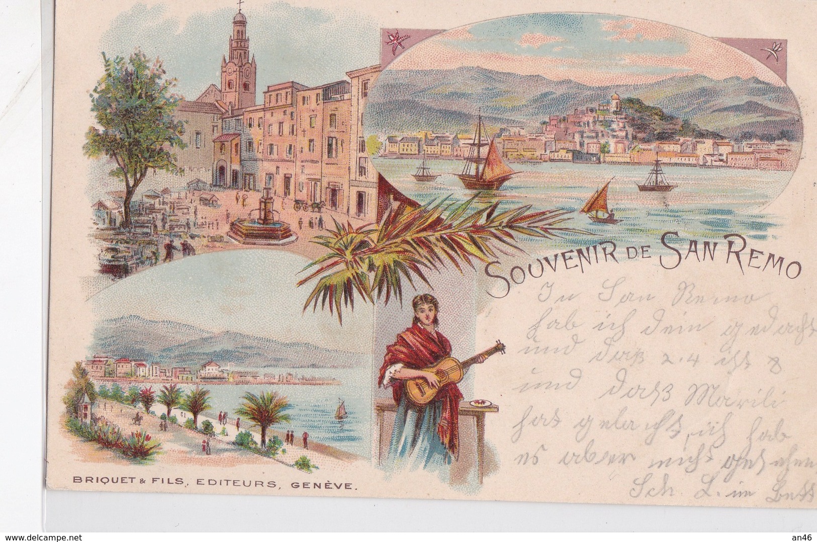 SAN REMO SOUVENIR VG    AUTENTICA 100% - San Remo