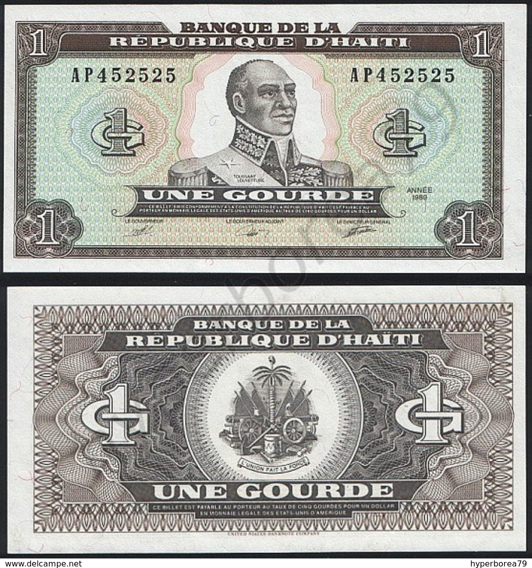 Haiti P 253 - 1 Gourde 1989 - UNC - Haiti