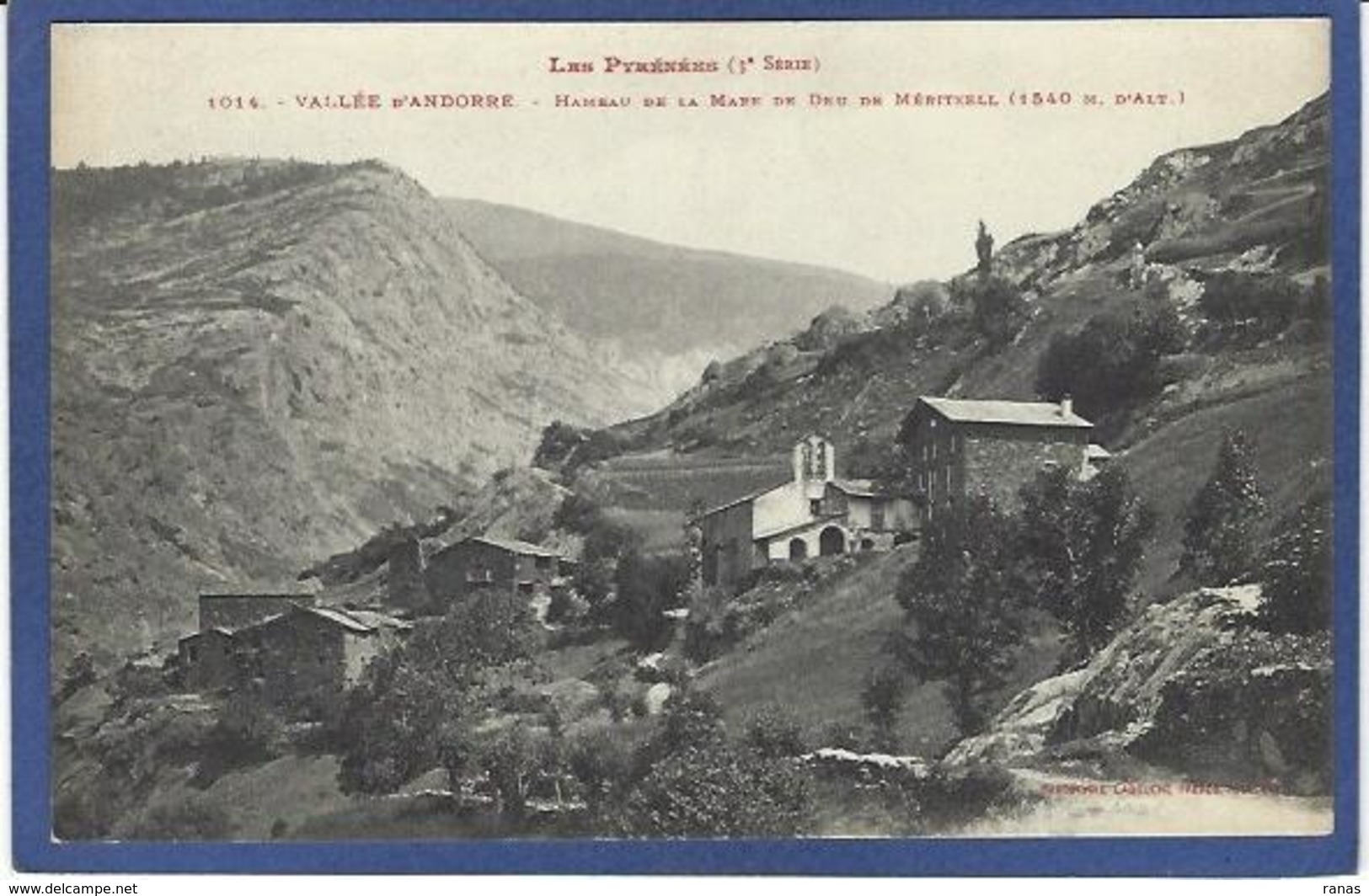 CPA Andorre Andorra Non Circulé Labouche 1014 Hameau De La Mare De Deu De Méritxell - Andorre